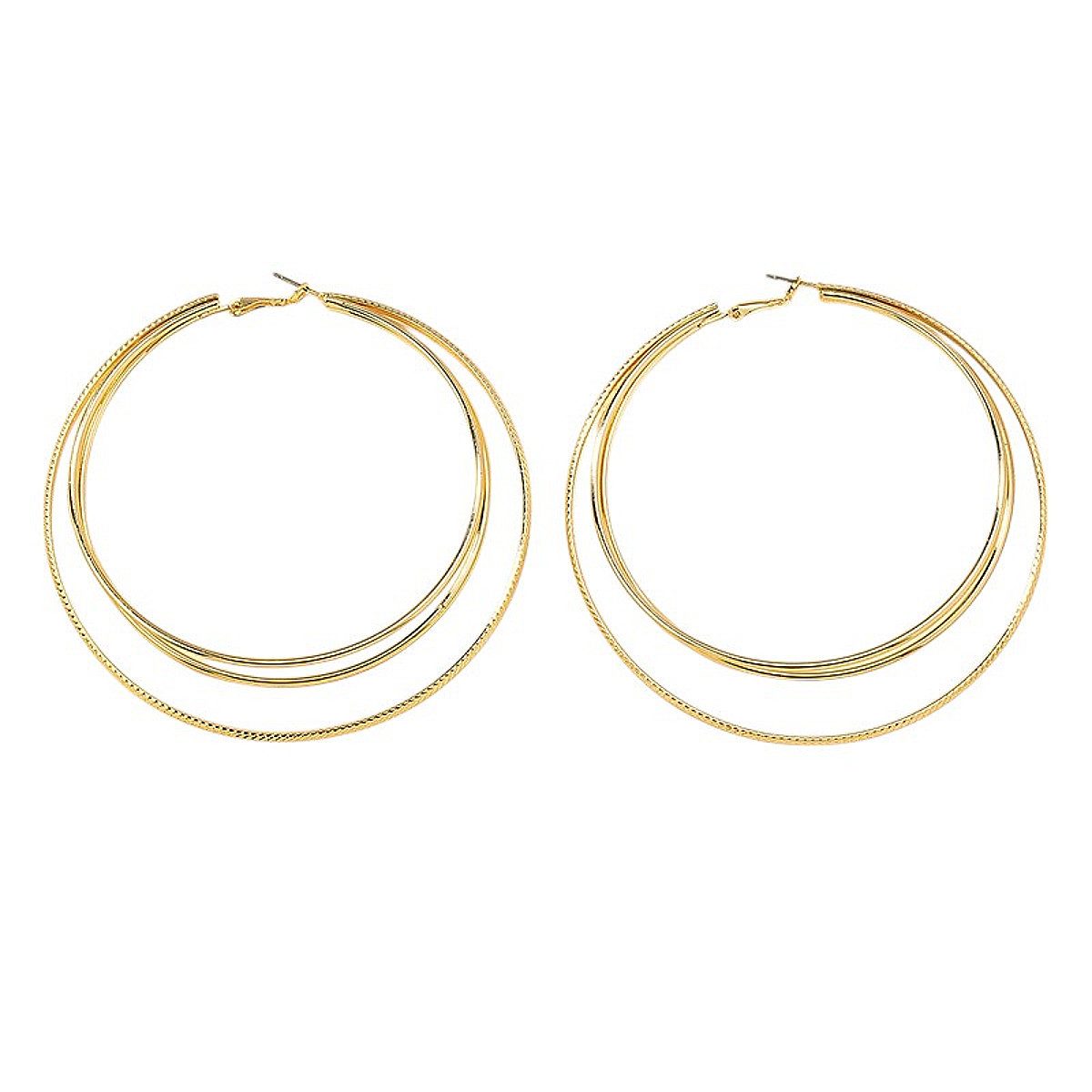 KARMA Paar Creolen XXL Gold Damen günstig online kaufen