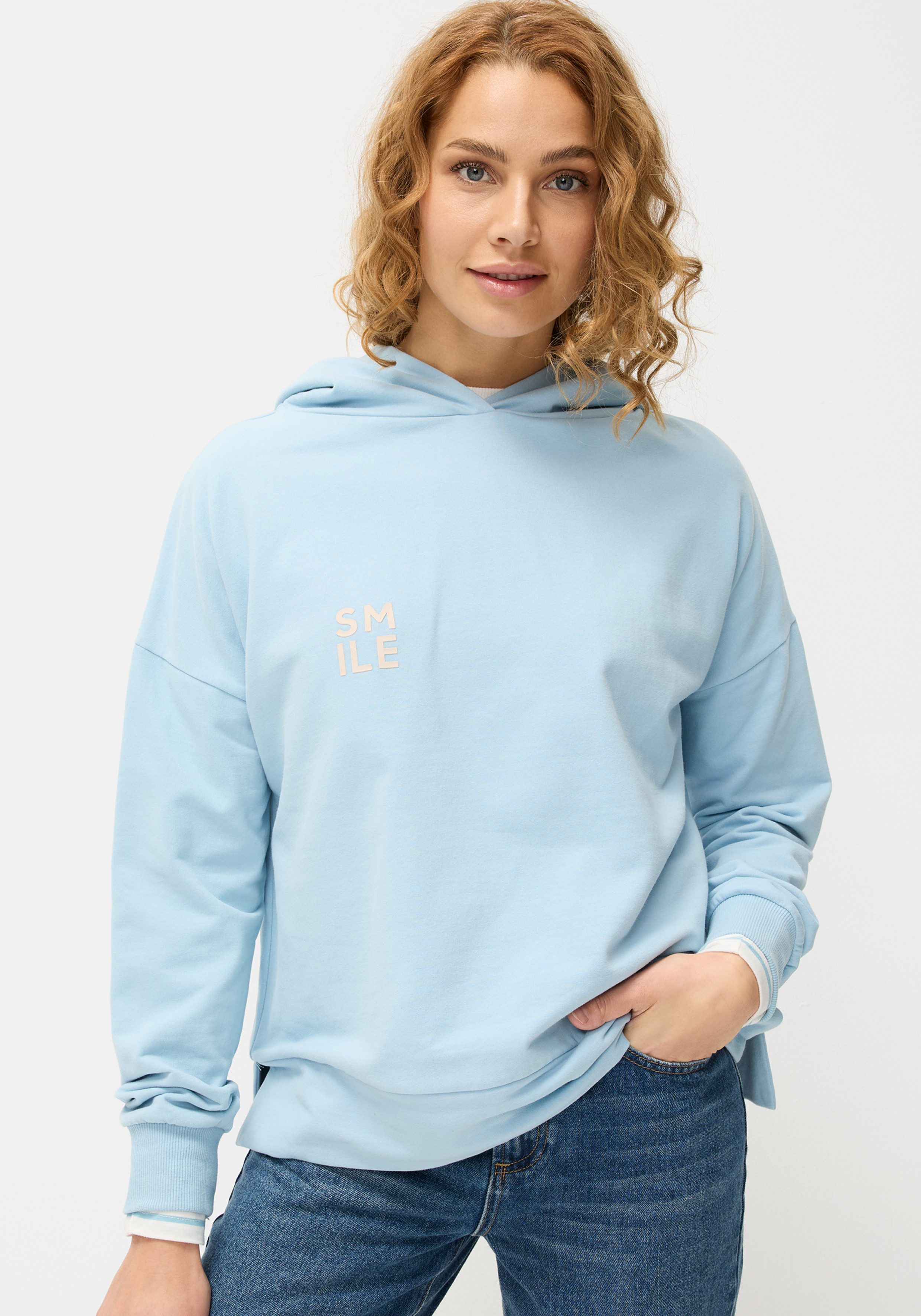 LASCANA Kapuzensweatshirt mit Rückenprint