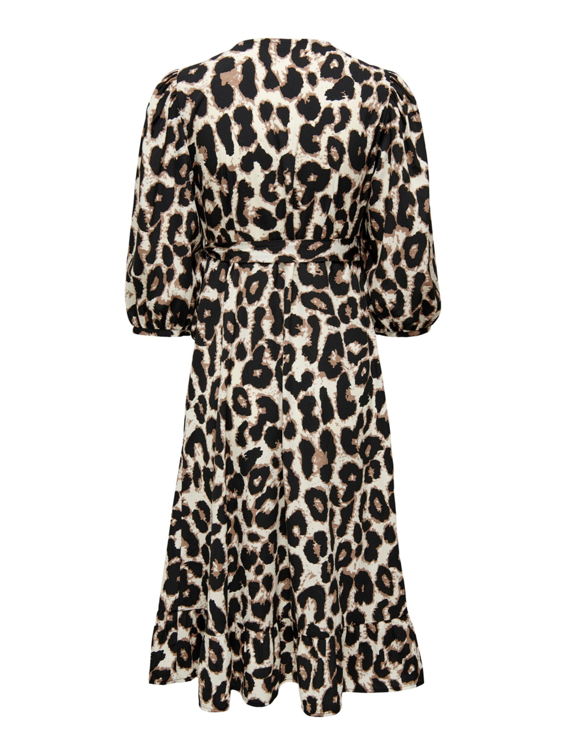 ONLY Midikleid Olivia (1-tlg) Drapiert/gerafft