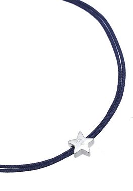 Elli Armband Stern Astro Textilband 925 Silber