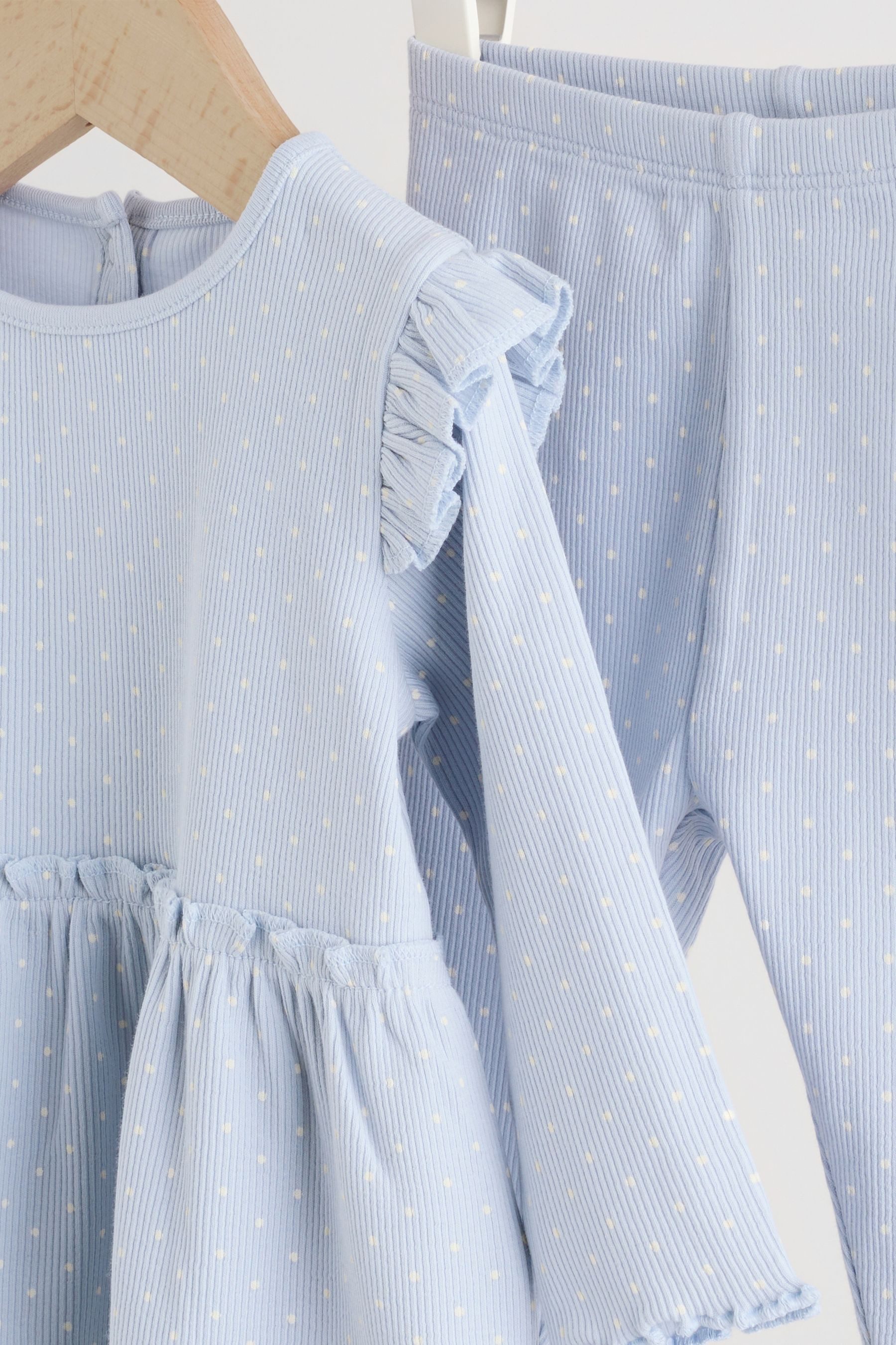 Next Shirt & Leggings Langärmeliges Babyoberteil und Leggings, Set (2-tlg)