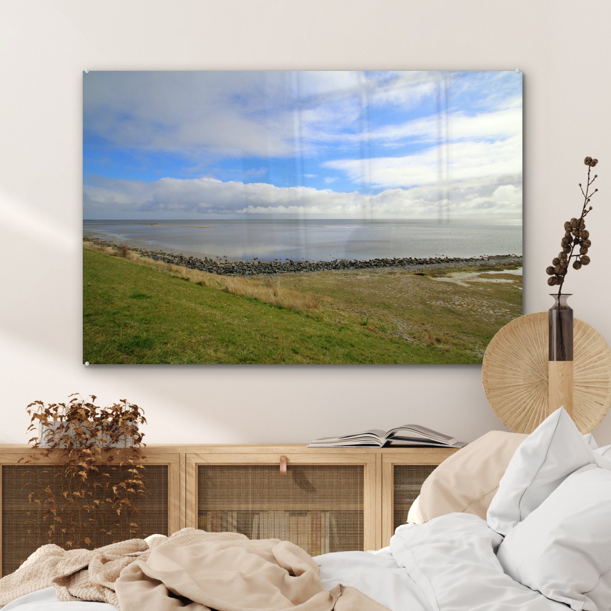 Wohnzimmer Wattenmeer St), Acrylglasbilder bei MuchoWow Acrylglasbild (1 Vlieland, Schlafzimmer &