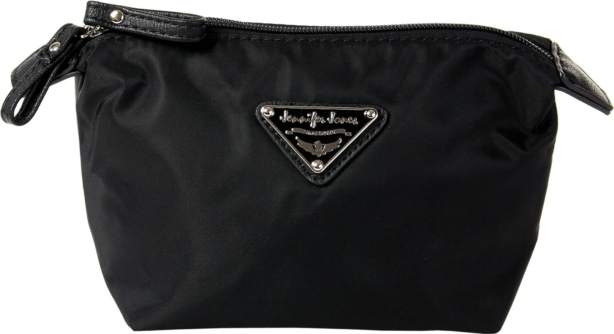 Jennifer Jones Kosmetiktasche Jennifer Jones Damen Herren Kosmetiktasche (Kosmetiktasche, Kosmetiktasche), Kosmetiktasche Nylon, schwarz ca. 16cm x ca. 12cm