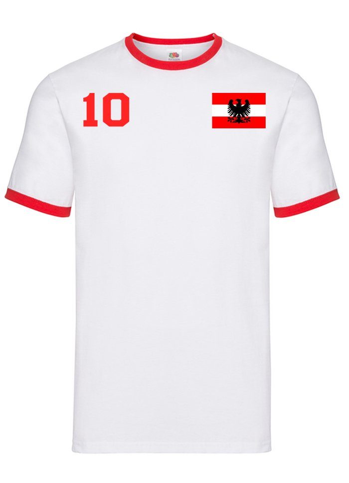 Austria Brownie WM Österreich Fußball & Europa Blondie Sport Meister T-Shirt EM Trikot