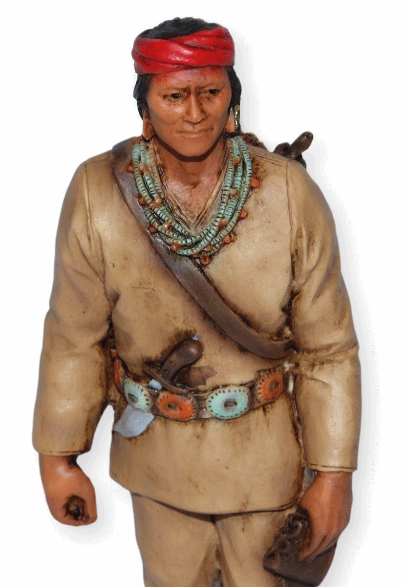 Figur Manuelito Navajo Dekofigur Häuptling H American cm Castagna Castagna Native 16,5