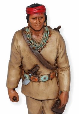 Castagna Dekofigur Native American Figur Häuptling Manuelito Navajo H 16,5 cm Castagna