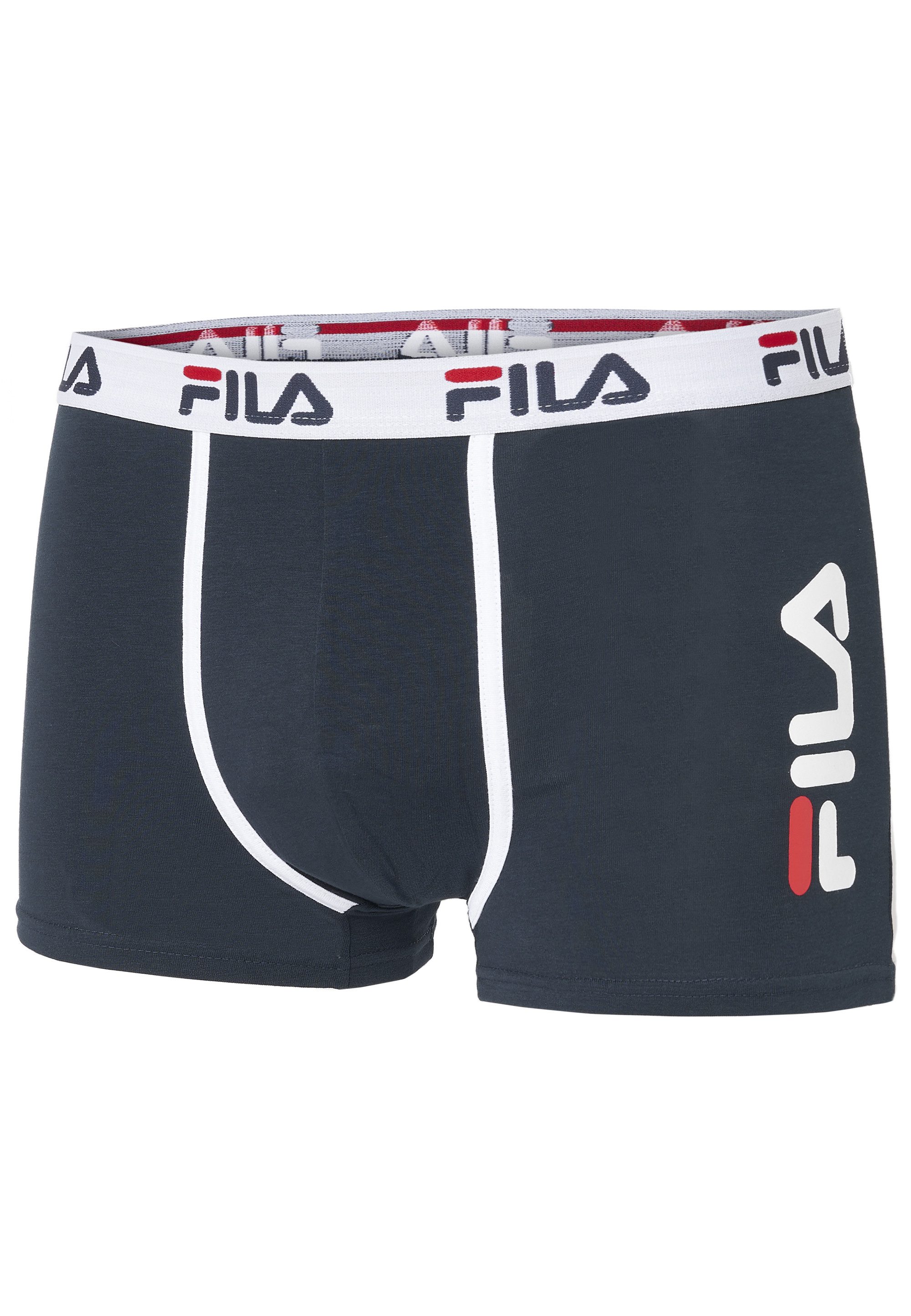 Fila Boxershorts Logo (10-St) 10er-Pack mit elastischem Bund und Logo-Aufdruck
