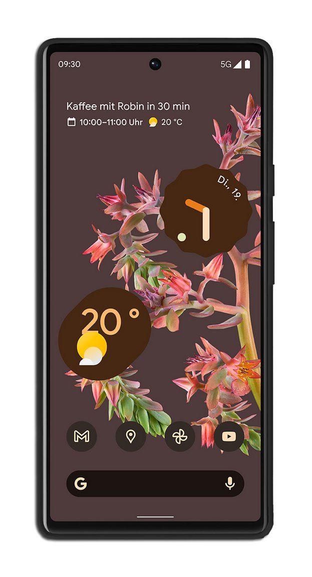 cofi1453 Handyhülle Silikon Hülle Basic Google Pixel 6 Schwarz, Case Cover Schutzhülle Bumper