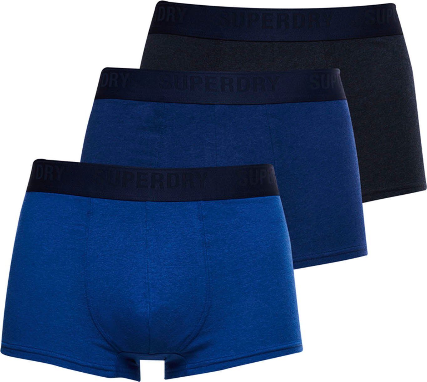 Superdry Boxer (3-St) blau