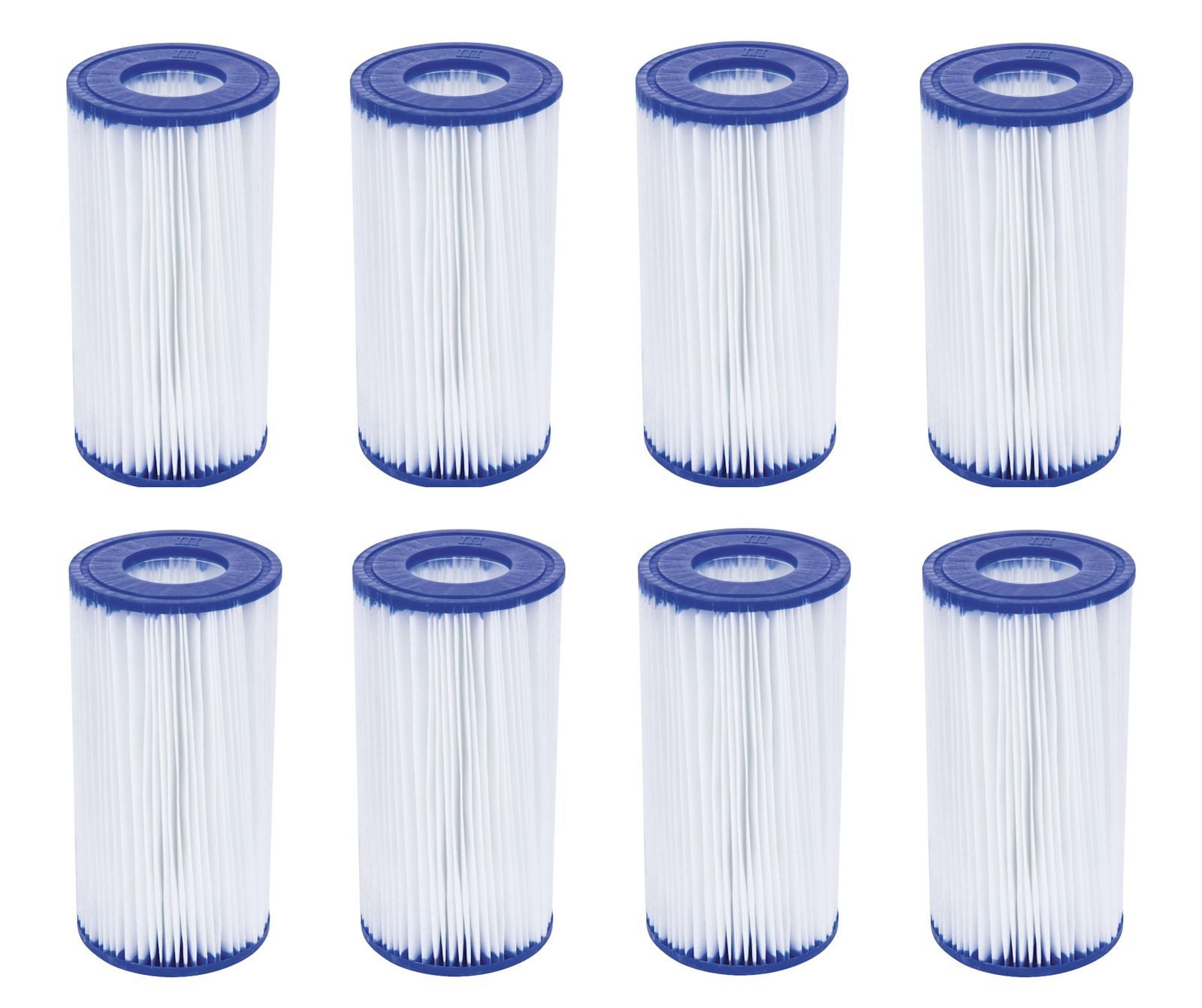 Bestway Pool-Filterkartusche 8er Set Bestway Filterkartusche Gr. III Pumpenfilter Poolfilter
