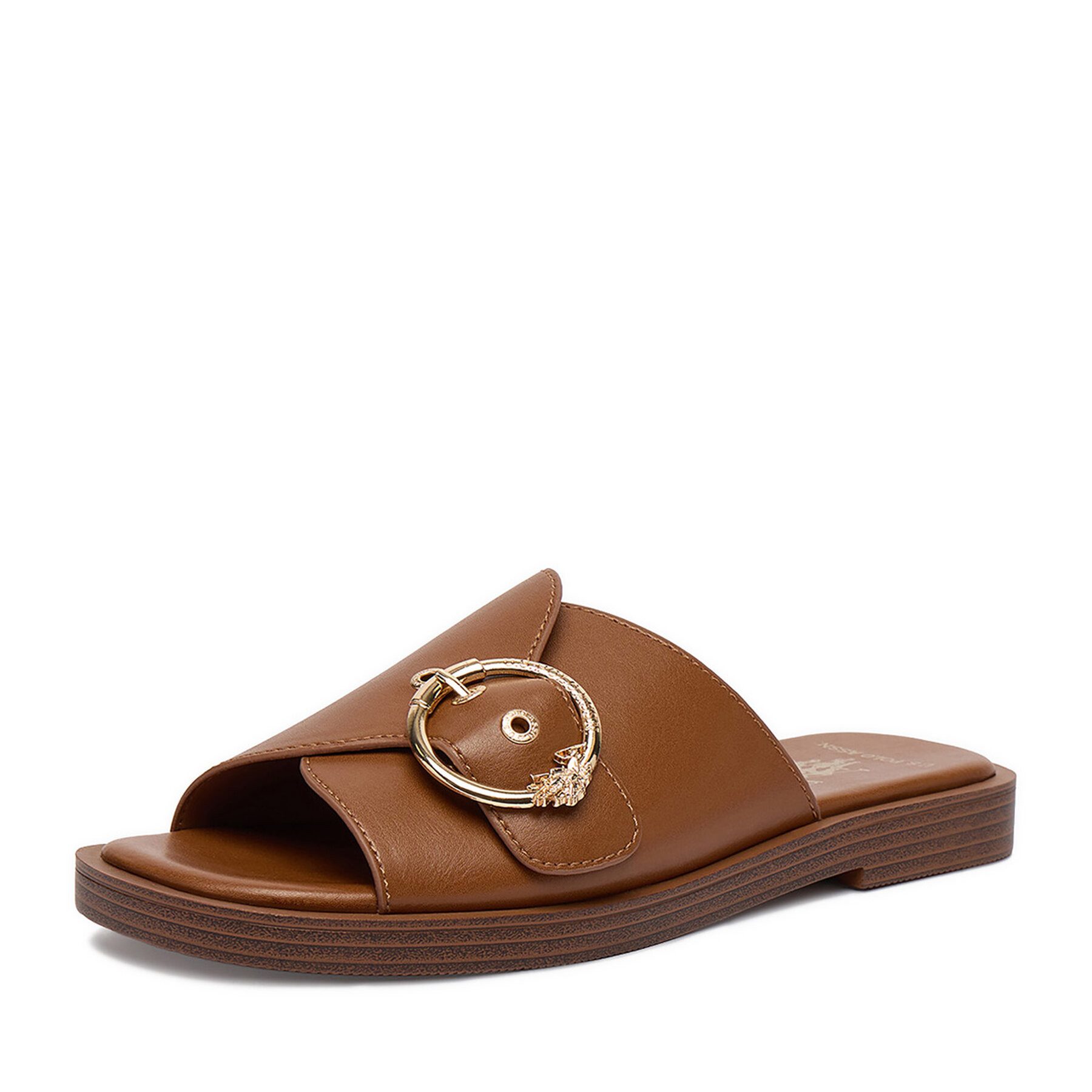 U.S. Polo Assn. US Polo Assn Damen-Flip-Flops, braun Badepantolette