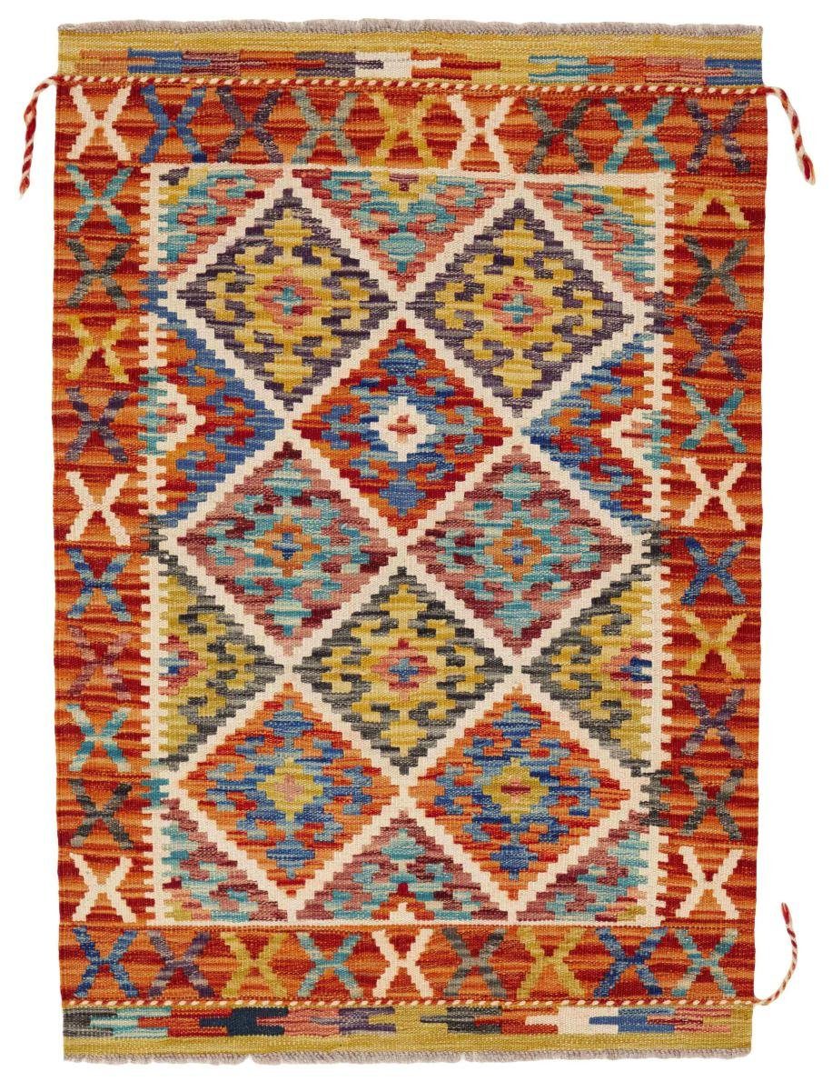 3 Orientteppich, rechteckig, Kelim Afghan Trading, Handgewebter mm Nain Höhe: 84x120 Orientteppich