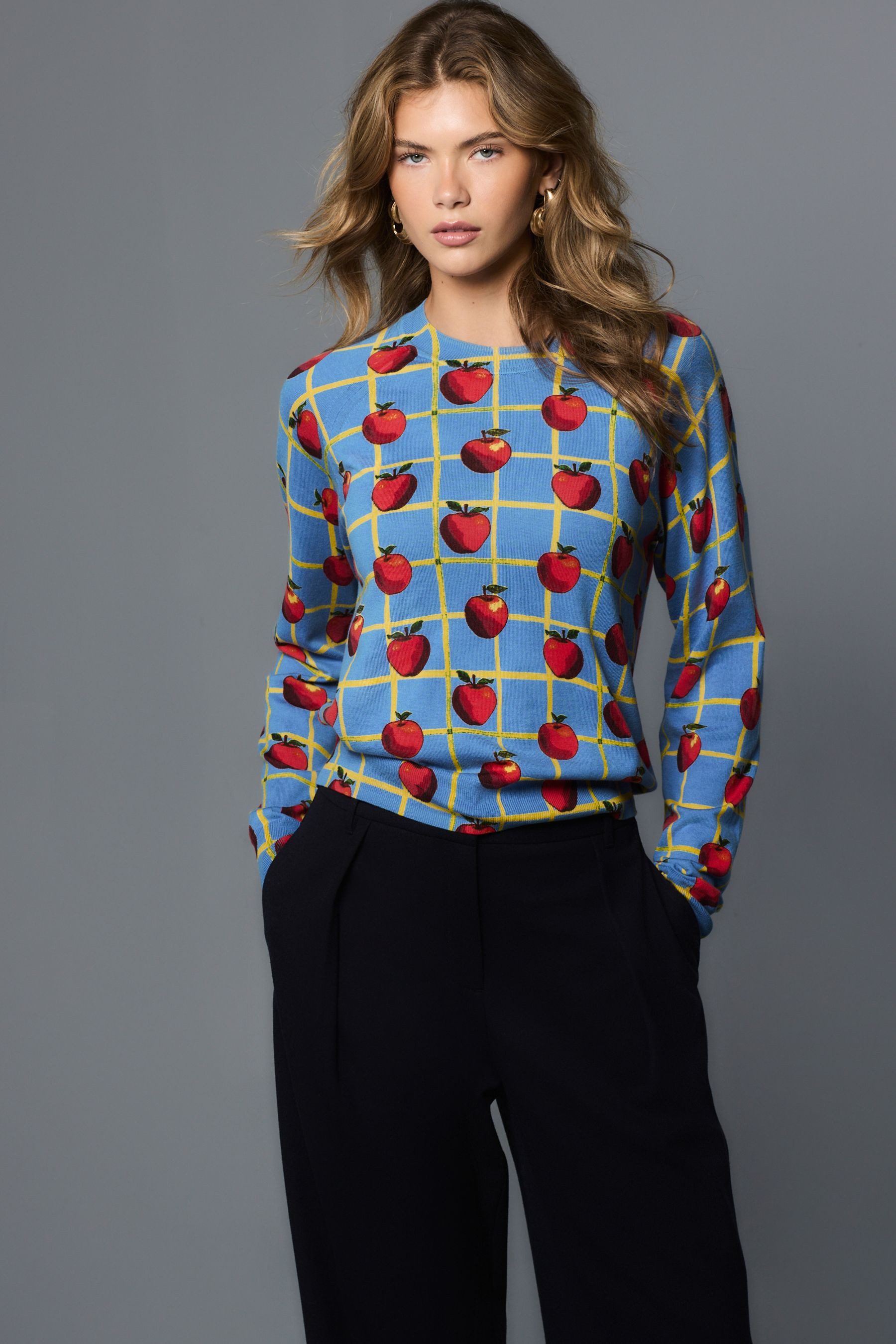 Next Rundhalspullover Weicher Strickpullover, Kurzgröße (1-tlg)