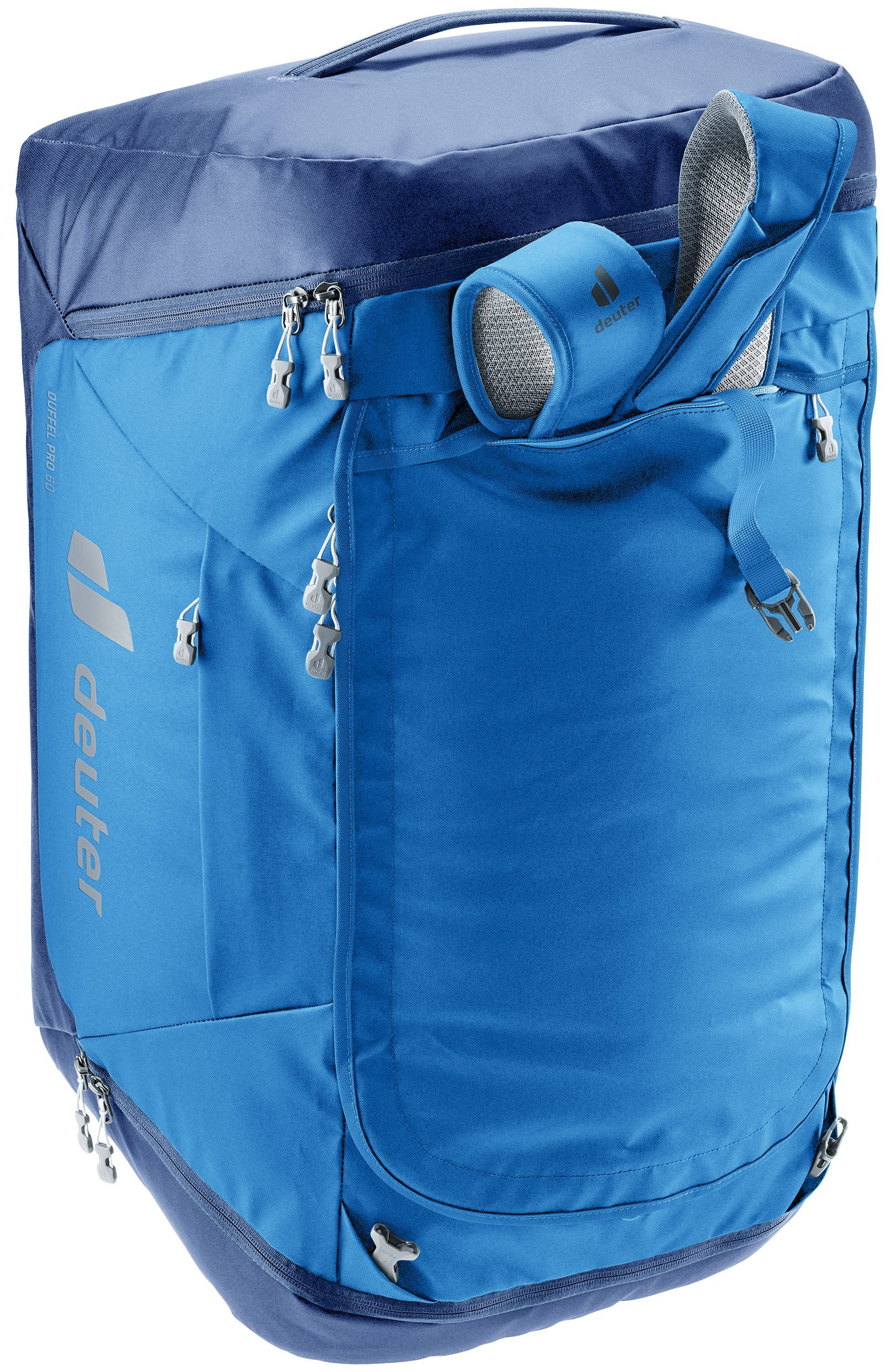 deuter Reisetasche Duffel Pro 60 L, aus wasserabweisendem Planen-Material