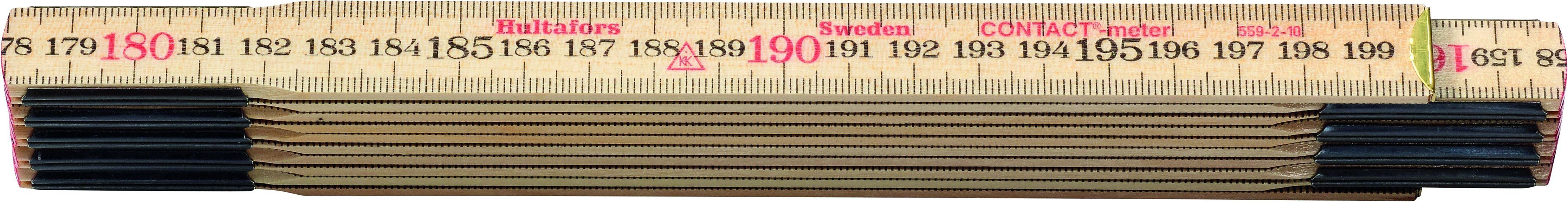 Heinz Hesse Maßband Hultafors Contact-Meter aus schwedischer Glasbirke, elastische Glieder