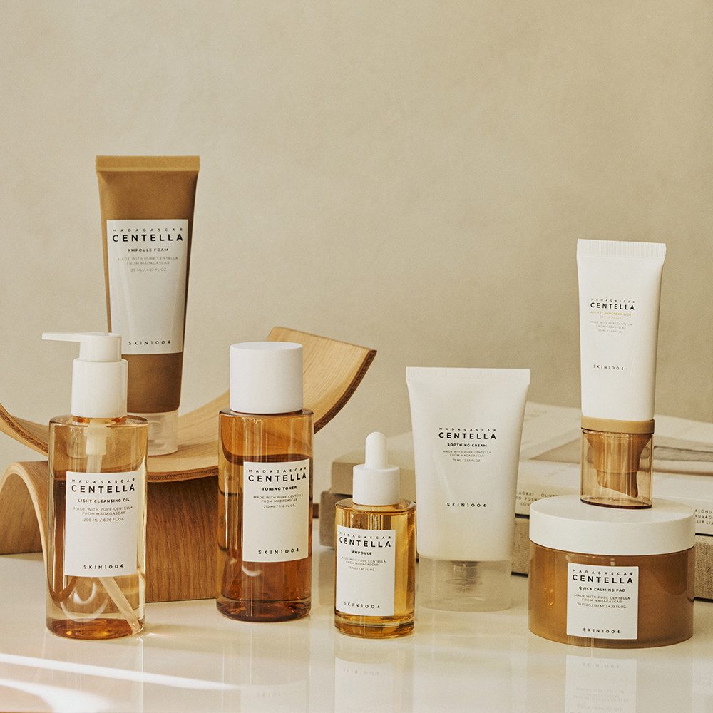 SKIN1004 Gesichtsserum MADAGASCAR CENTELLA AMPOULE, ideal für gereizte, gerötete oder empfindliche Haut