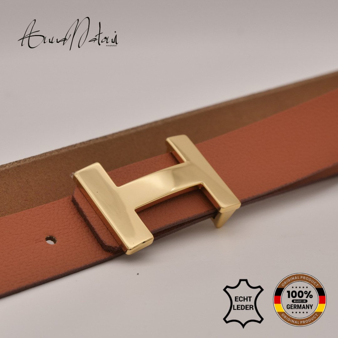 AnnaMatoni Ledergürtel AnnaMatoni Leder Gürtel Goldi günstig online kaufen
