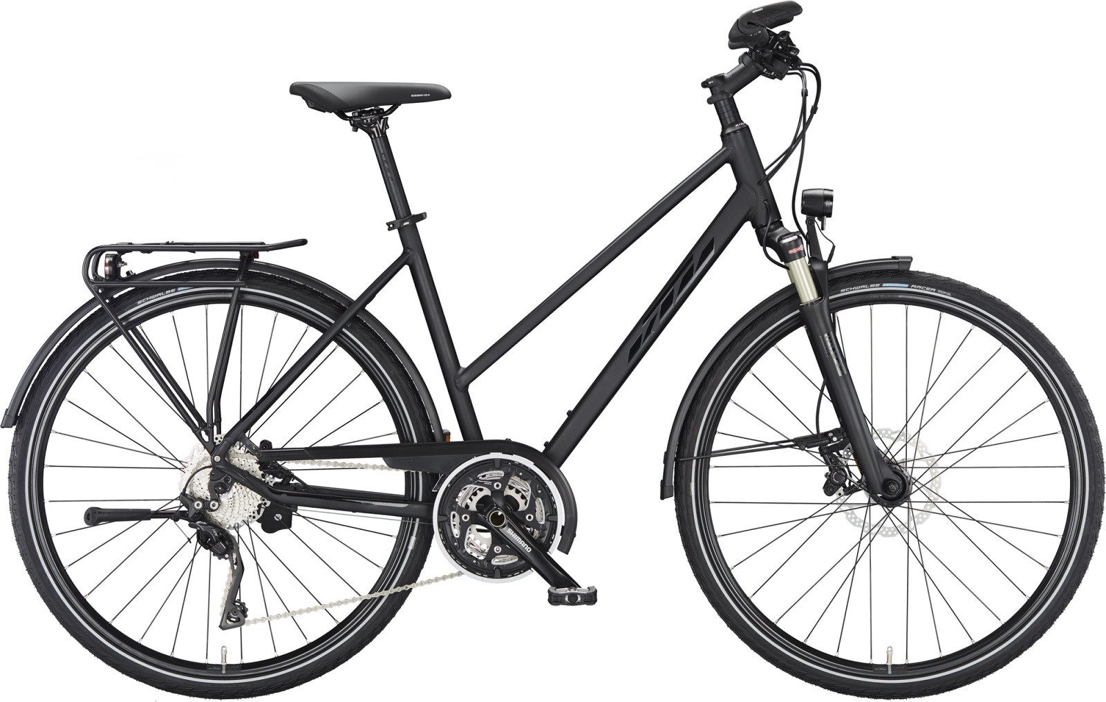 KTM Cityrad KTM Maranello Light Disc Damen Trapez schwarz 2024, 30 Gang Shimano Deore XT T8000-10 SGS shadow, Kettenschaltung