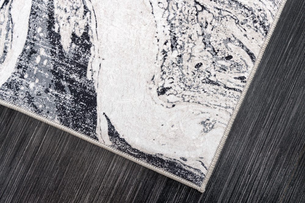 riess-ambiente Designteppich ART RUGS 230x160cm weiß grau · Kurzflor-Teppich im modernen Design, rechteckig, Höhe: 8 mm, Wohnzimmer · Fußbodenheizung-geeignet · Indoor · Grafikmuster