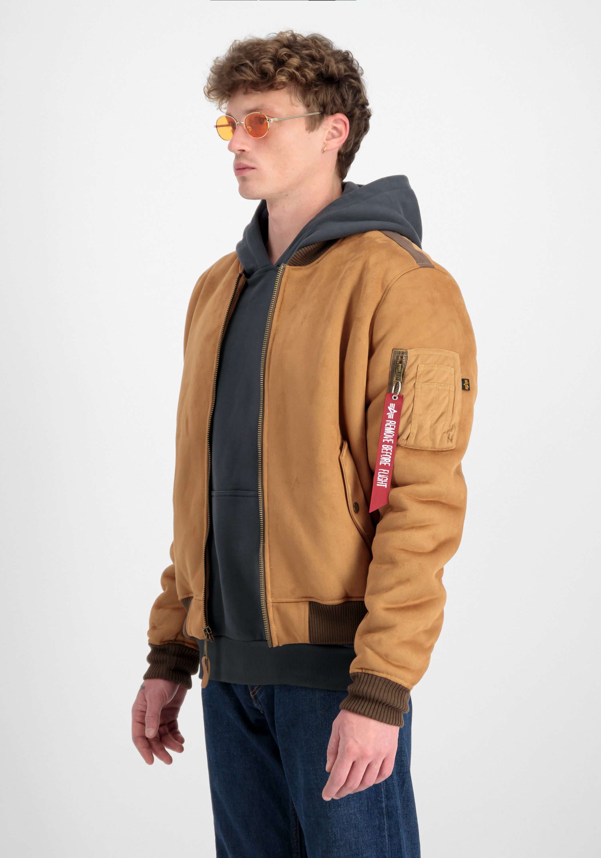 alpha industries Bomberjacke MA-1 Faux Suede