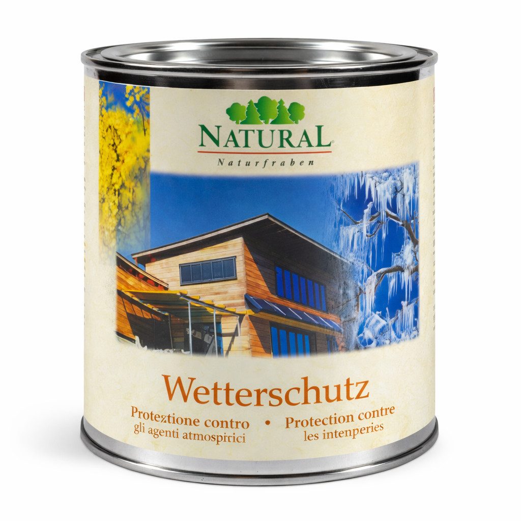 Natural Naturfarben GmbH Holzschutzlasur Wetterschutz + UV-Filter ökologischer Schutz