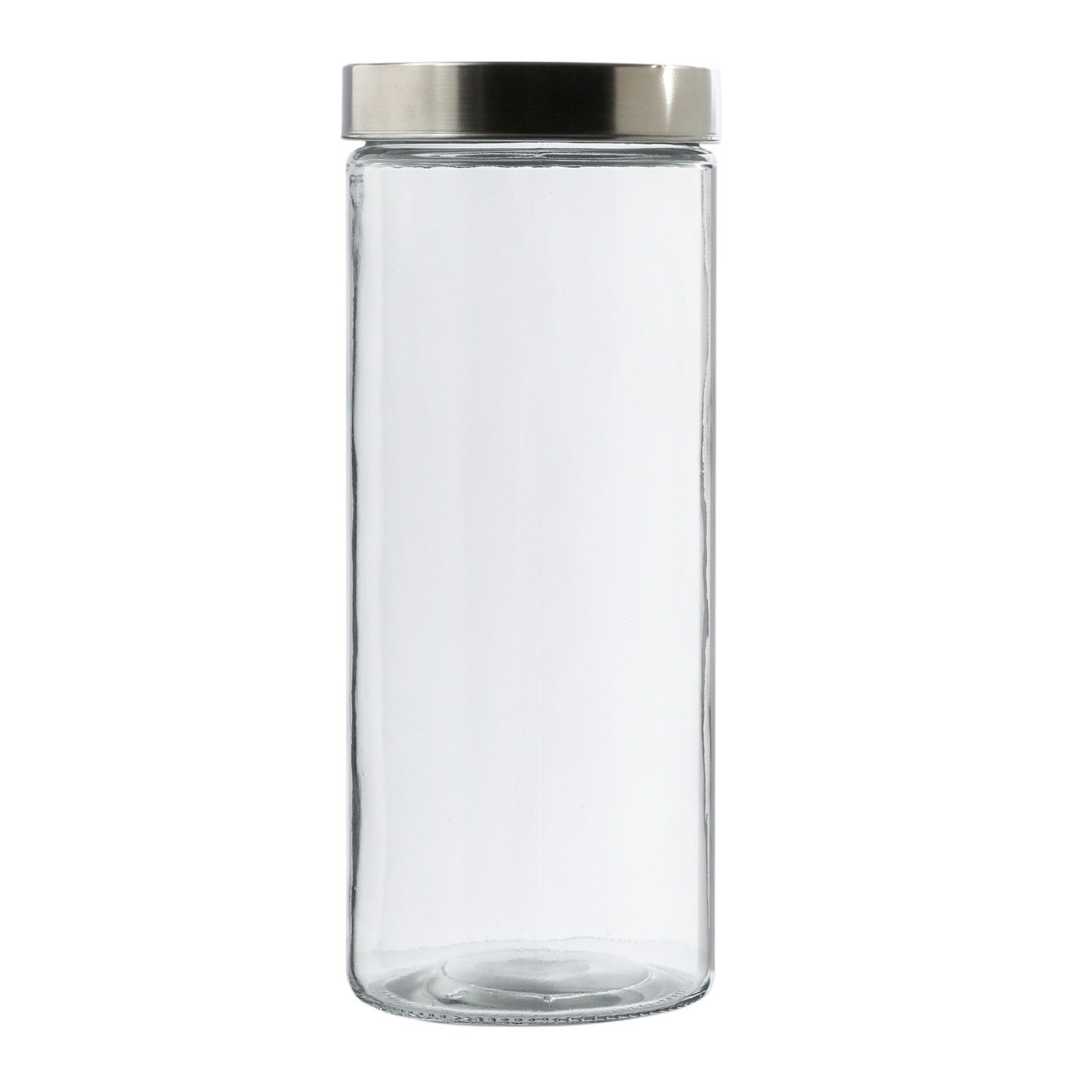 GAUMENKICK Vorratsglas Liter Aufbewahrungsgläser Vorratsglas Vorratsdose Set, Glas, 6er 1,7/2,2 (6-tlg)
