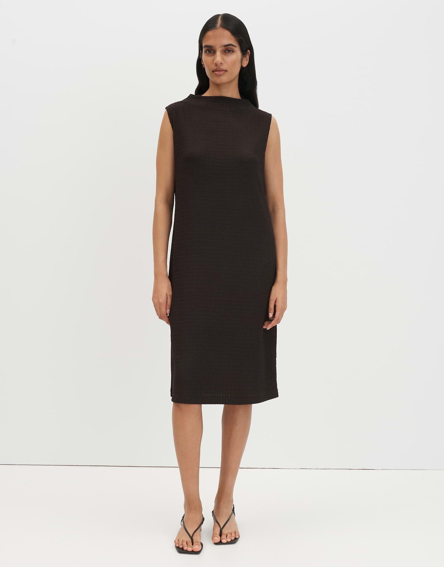someday Jerseykleid Quinda aus Jersey mit Crinkle-Struktur