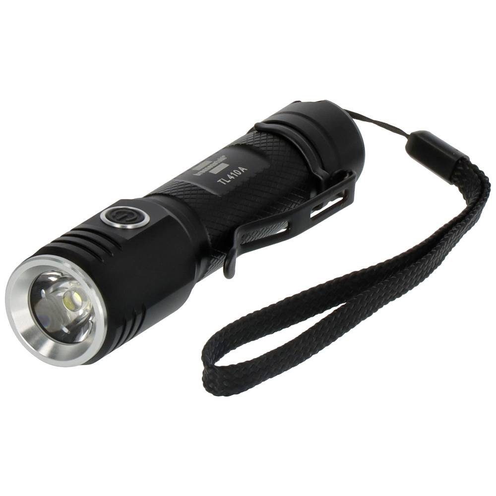 Brennenstuhl LED Taschenlampe LuxPremium Akku, 400lm, LED-Taschenlampe USB