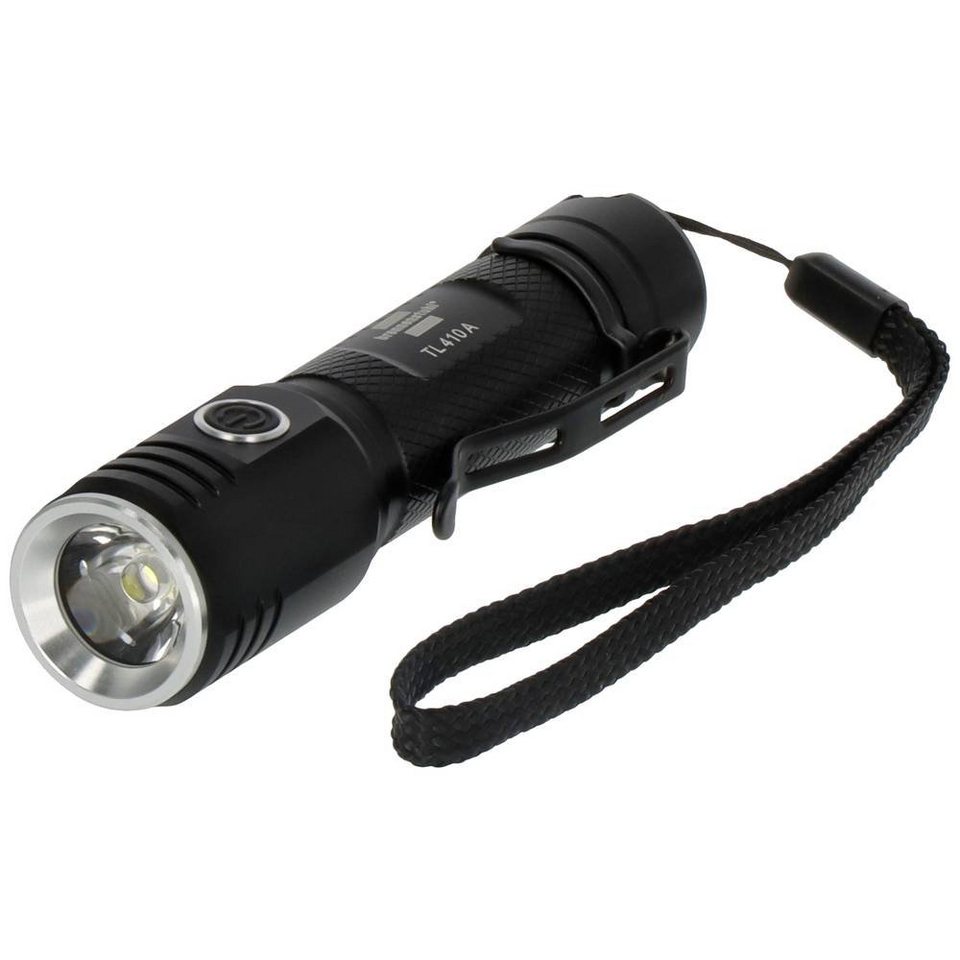 Brennenstuhl LED Taschenlampe LuxPremium LED-Taschenlampe 400lm, Akku, USB