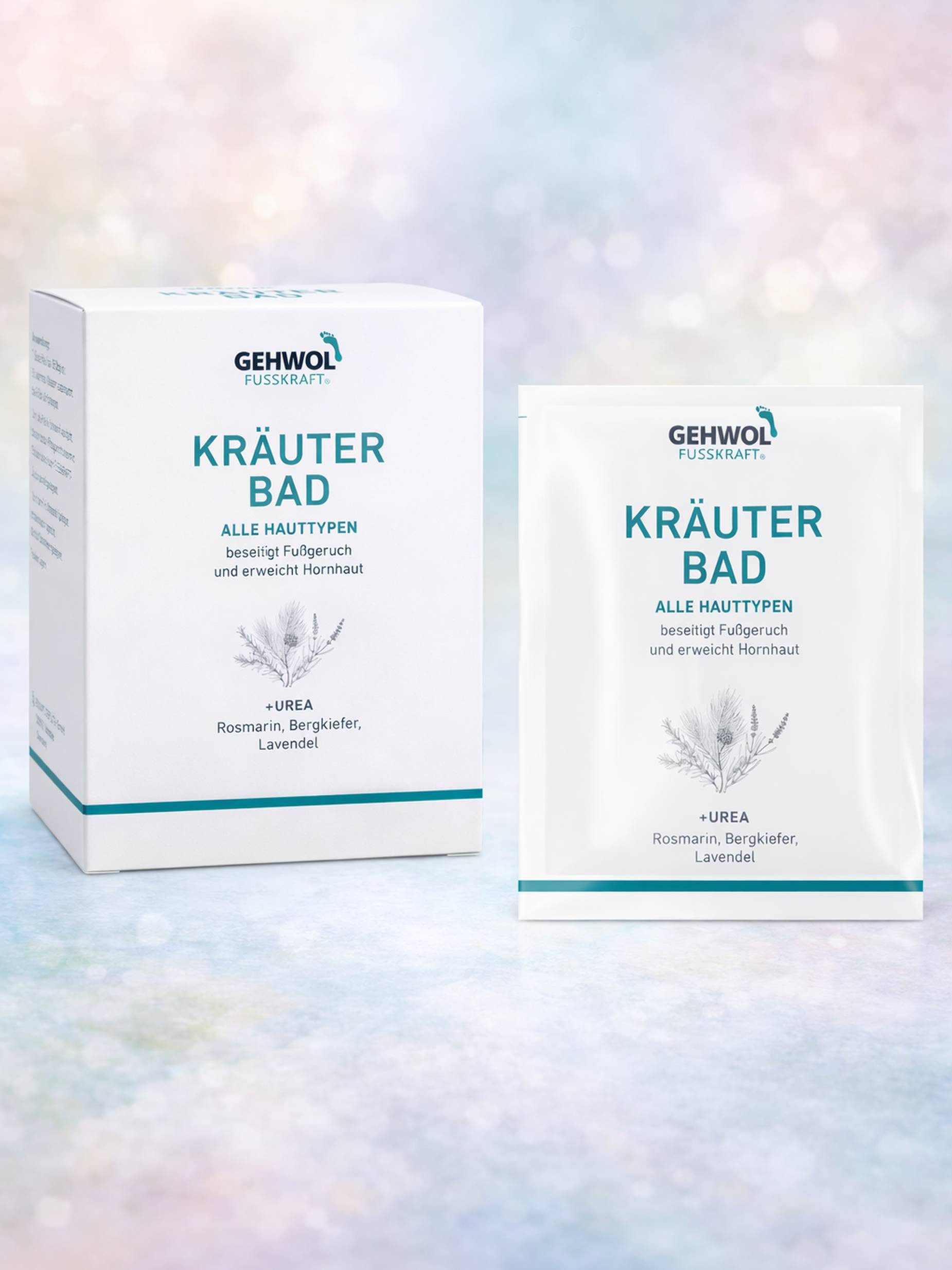 Eduard Gerlach GmbH Fußbädersalz Pflegendes Kräuter Fußbad für weiche Füße 250 g Packung