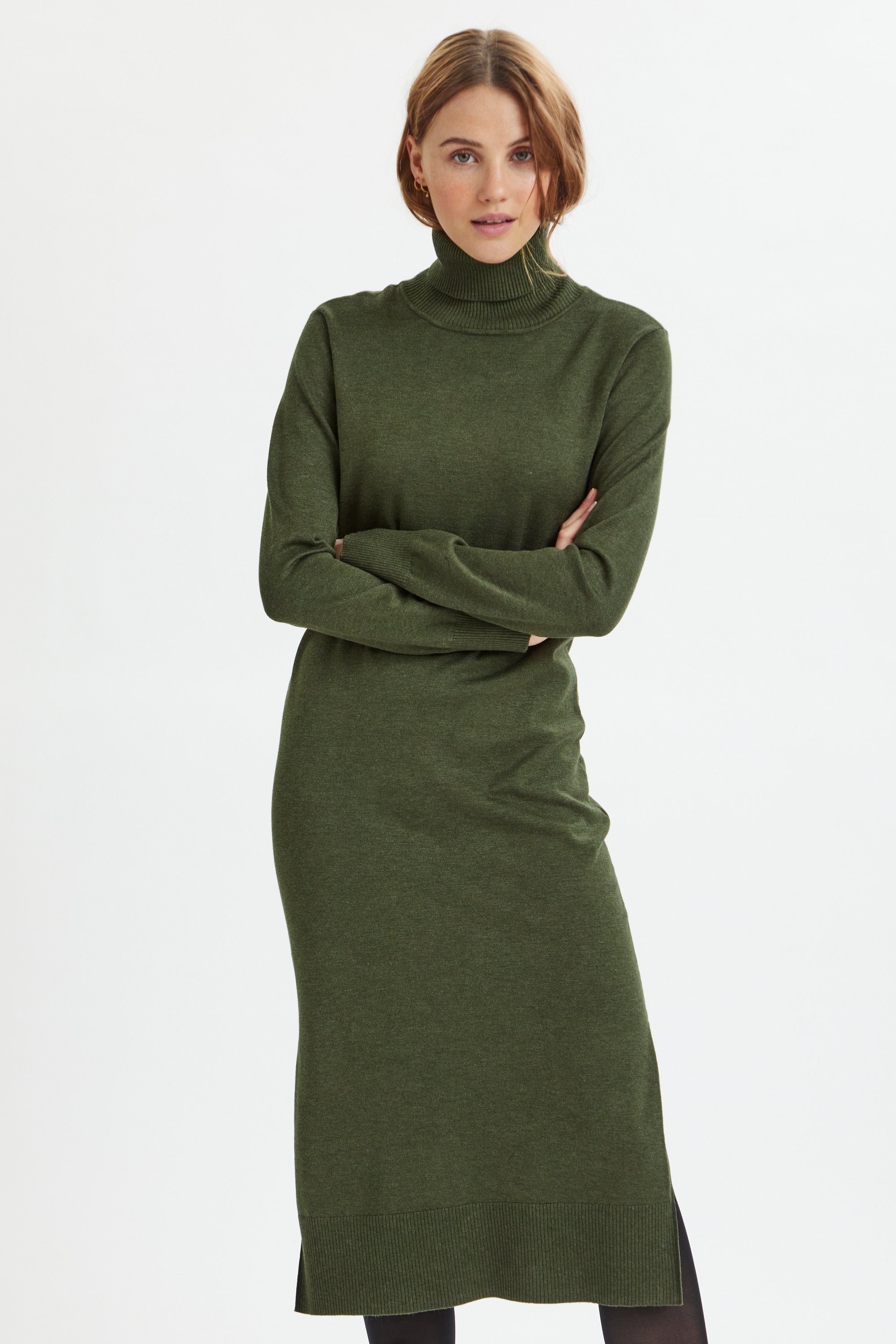 Saint Tropez Strickkleid Melange Green MilaSZ Kleid Army