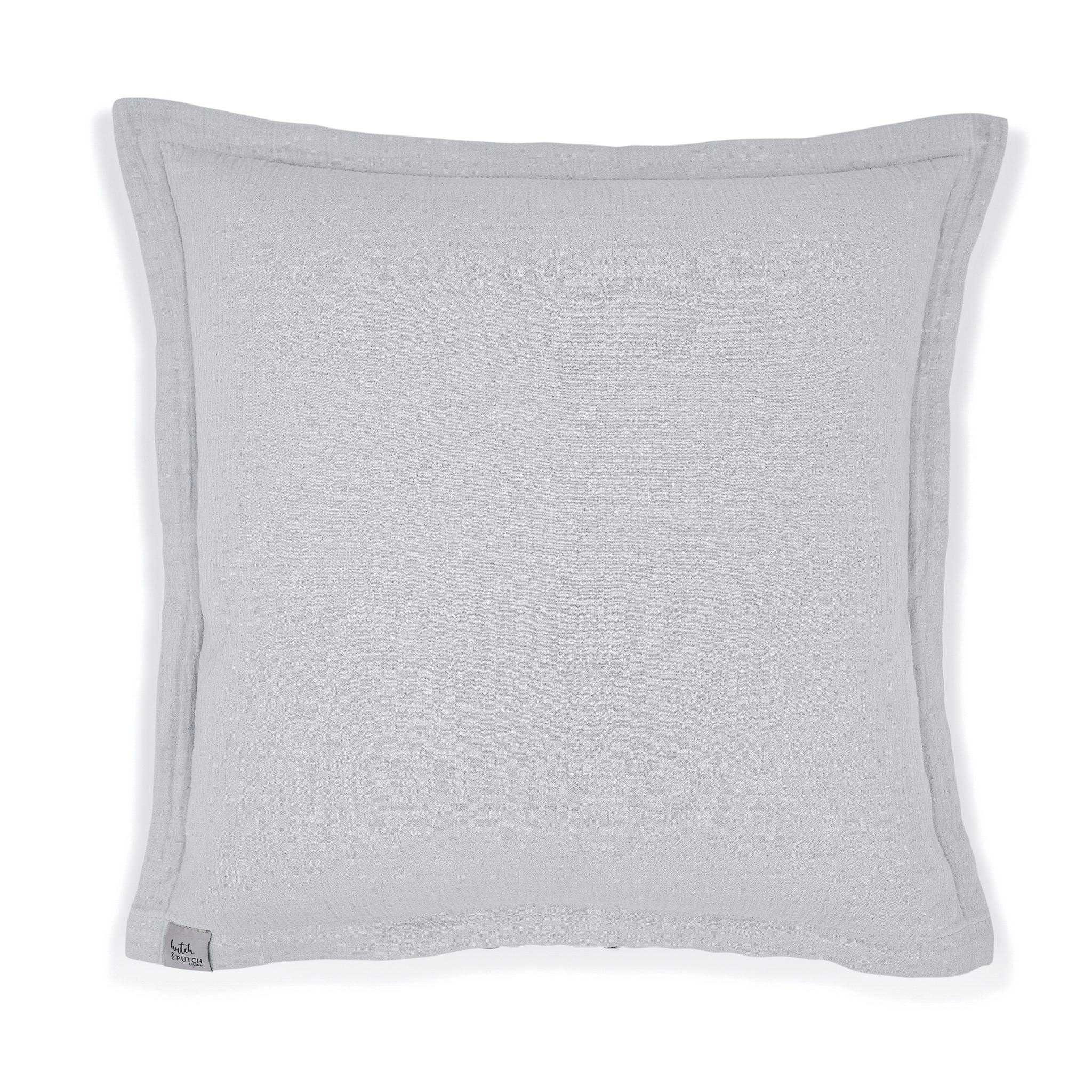 hutch&putch Kissenhülle Musselin Sofakissen Bezug 50x50 günstig online kaufen