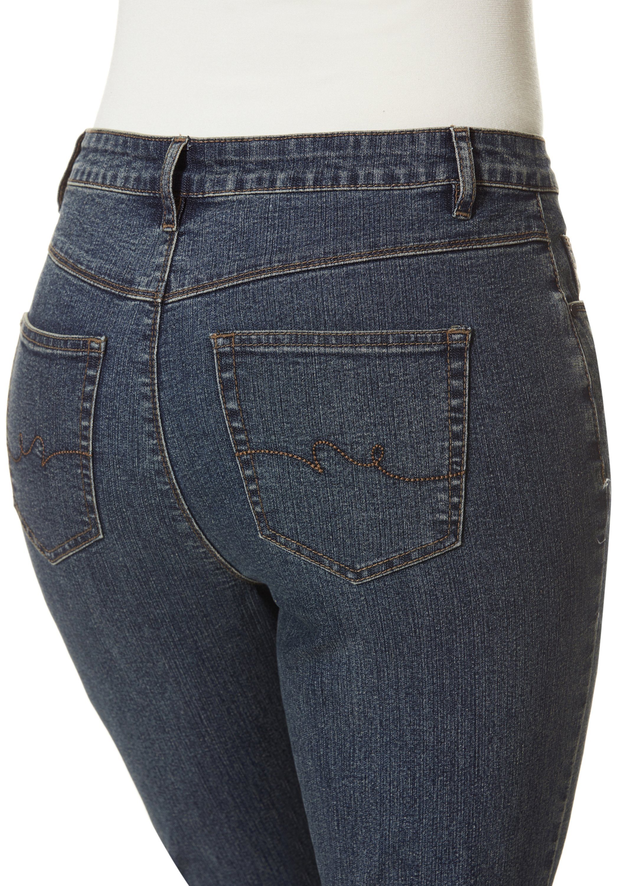 blue 5-Pocket-Jeans Denim WOMEN Nizza Fit STOOKER stone Tapered
