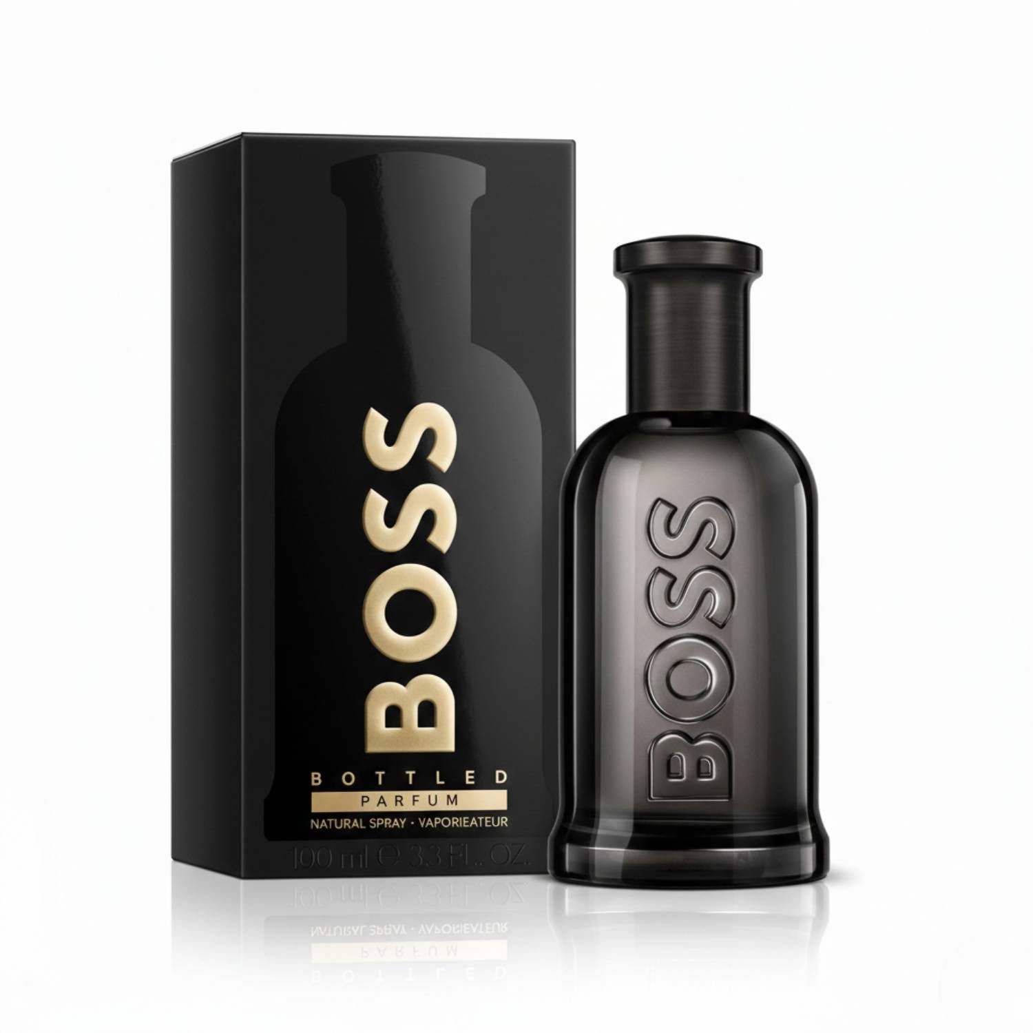 BOSS Eau de Parfum Bottled Parfum 100 ml – intensiver holzig-ambrierter Herrenduft mit, Mandarine, Weihrauch, Orris und Feigenbaumwurzel-Akkord