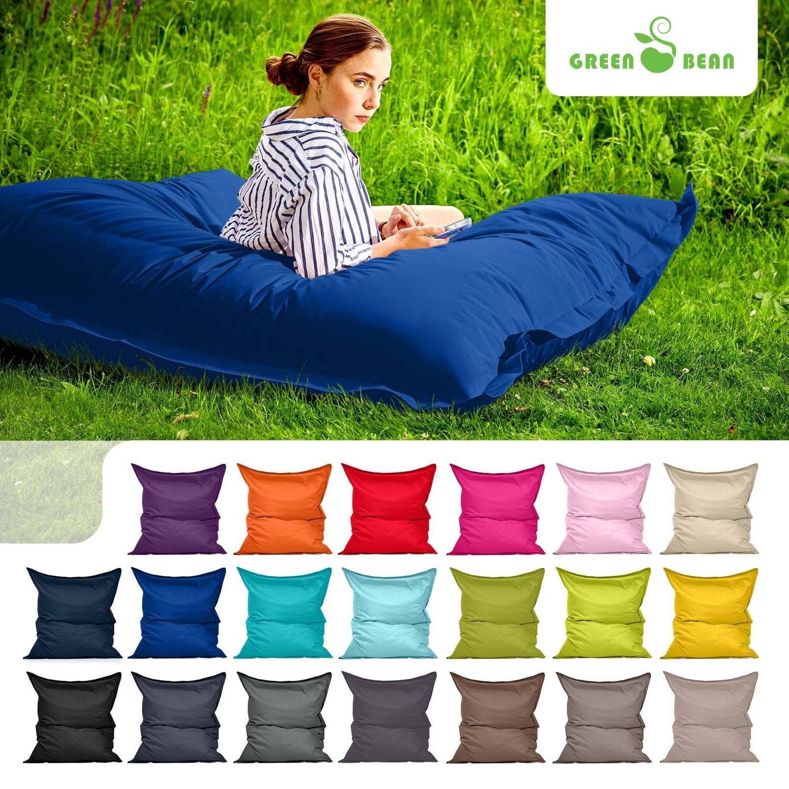 Green Bean Sitzsack Square Outdoor, 140x180cm günstig online kaufen
