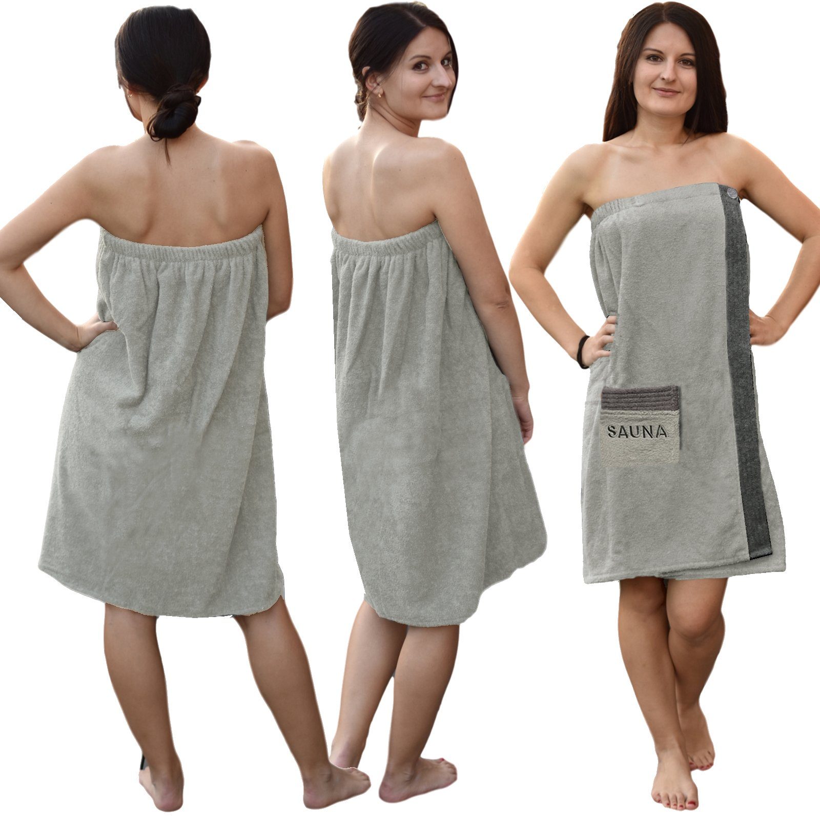 JEMIDI Duschtuch Sauna Frottee Kilt Sarong günstig online kaufen