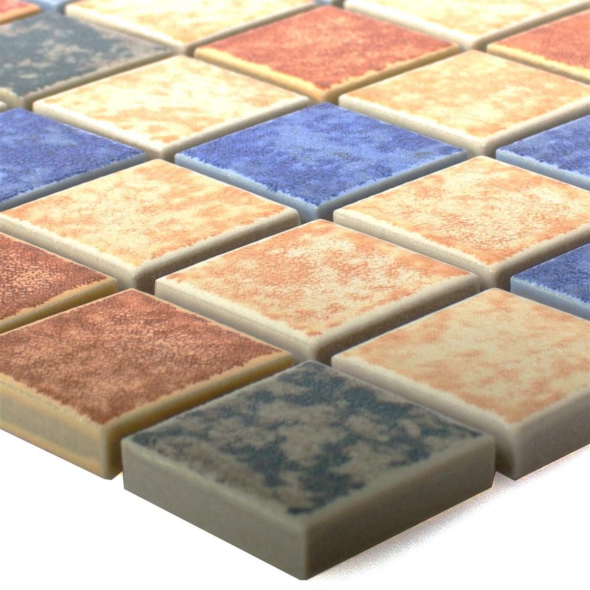 Mosafil Mosaikfliesen Keramik Mosaikfliesen Zotte Bunt Mix, Keramik 30.500x30.500, bunt, Wasserfest