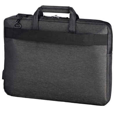 Hama Laptoptasche Laptop-Tasche Manchester bis 34cm 13,3" Schwarz Notebook Tasche, Mit USB-Charging-Port