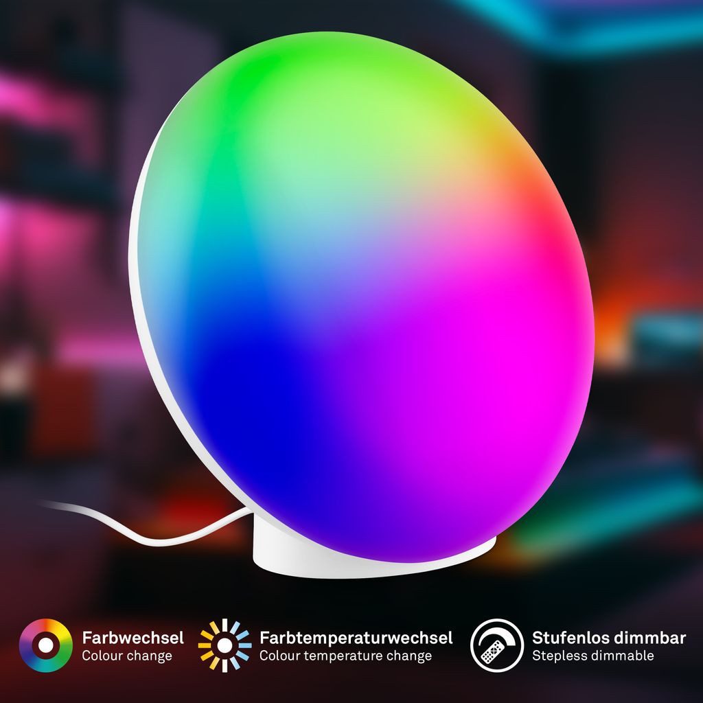 Briloner Leuchten Tischleuchte 7665016, Dimmfunktion, LED fest integriert