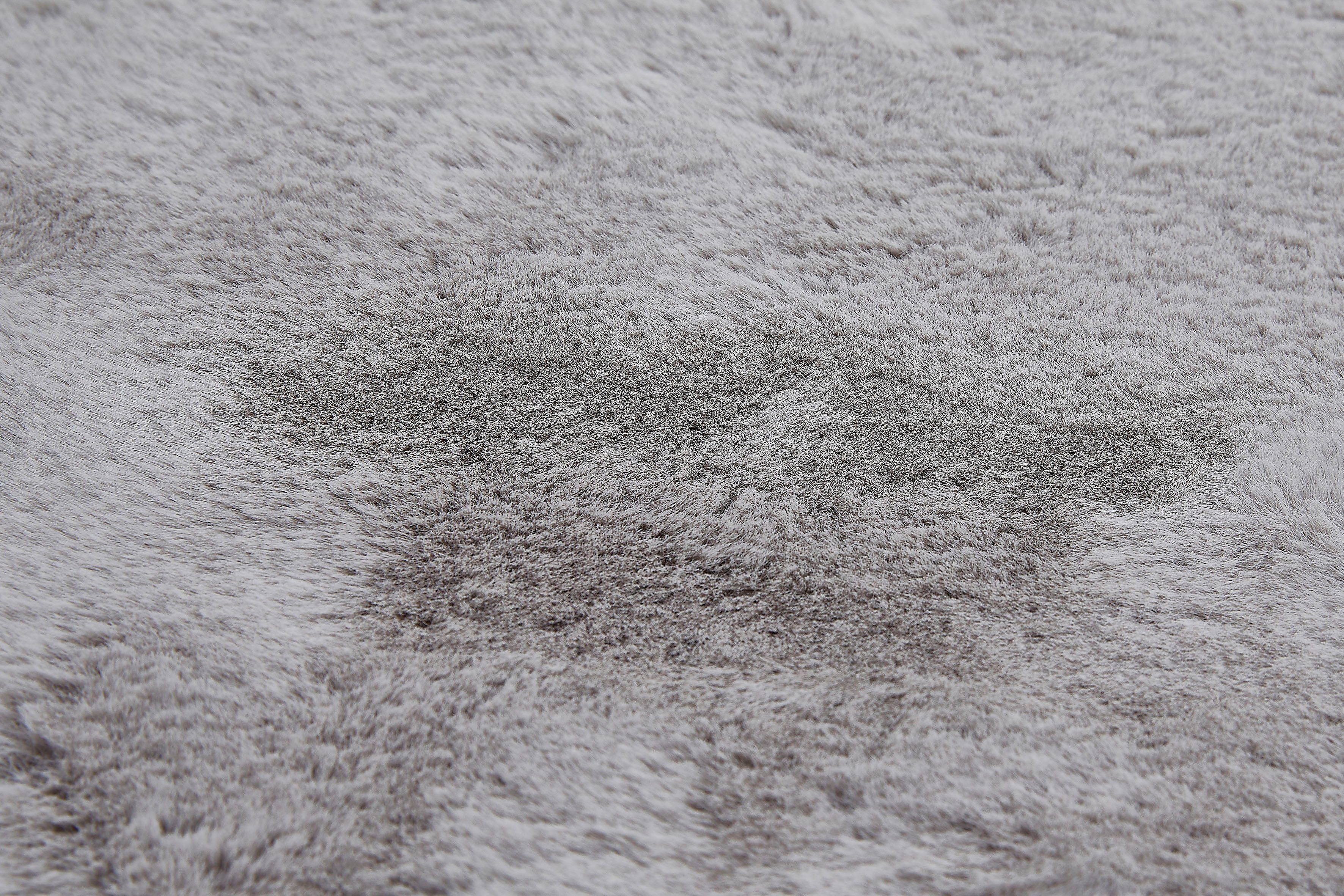 Fellteppich Novara, LUXOR silber waschbar fellförmig, besonders Höhe: weicher Kunstfell, 30 mm, Hochflor, Kaninchenfell-Haptik, living