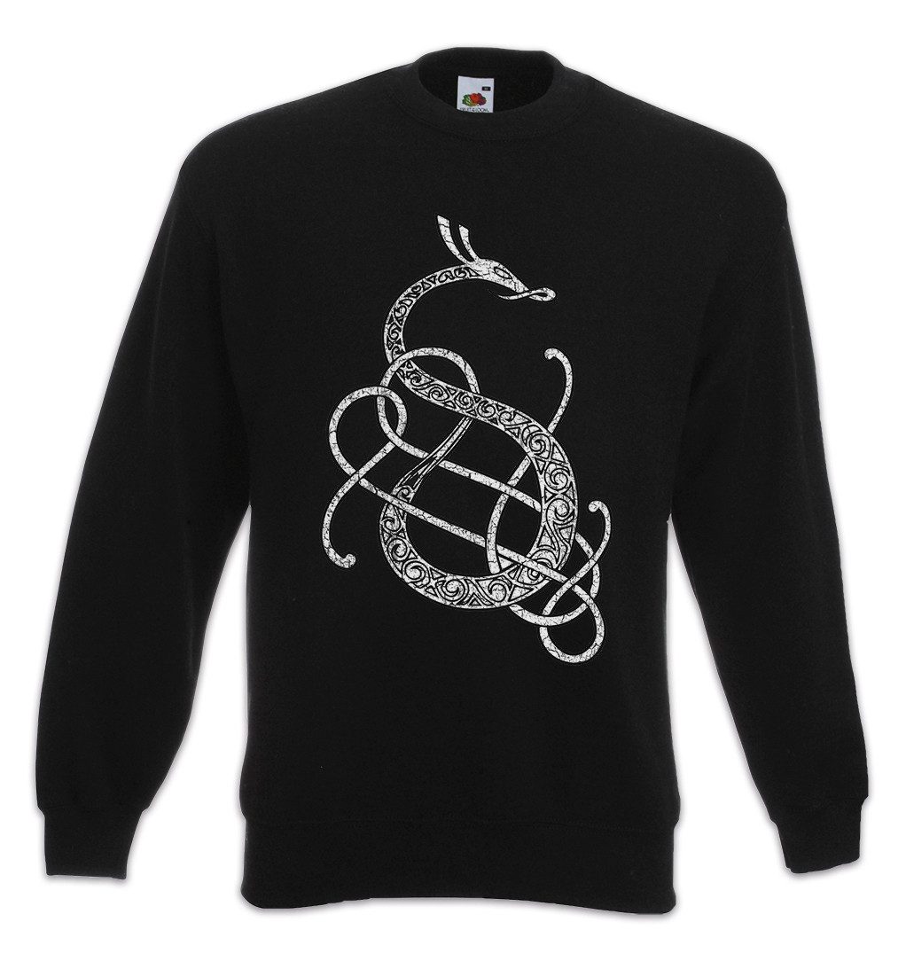 Sweatshirt Norse Snake Dragon Sweatshirt Raben Raven Hugin Munin Wikinger Tyr