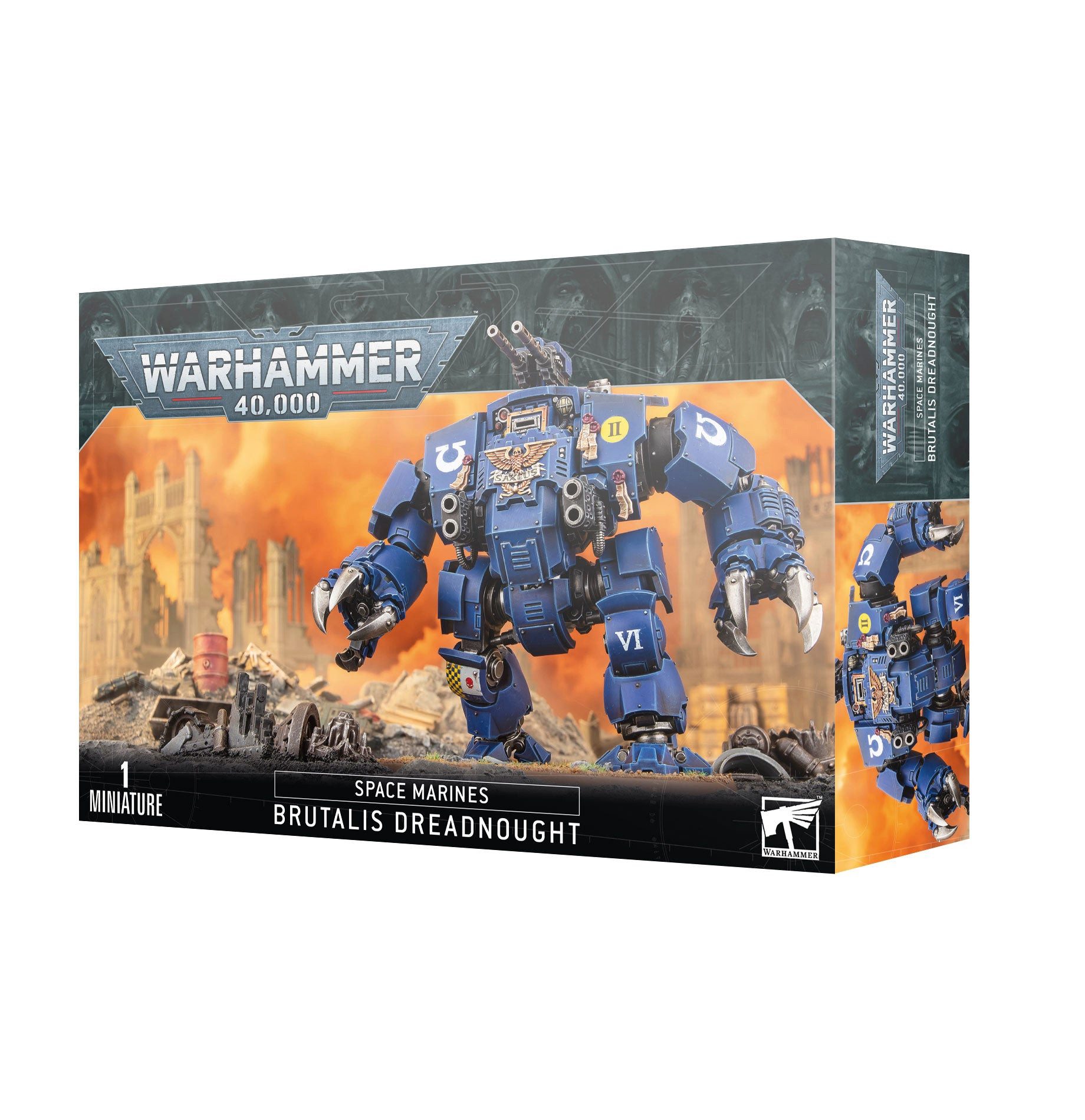 Games Workshop Spielfigur Warhammer 40.000 Space Marines Brutalis Dreadnoug günstig online kaufen