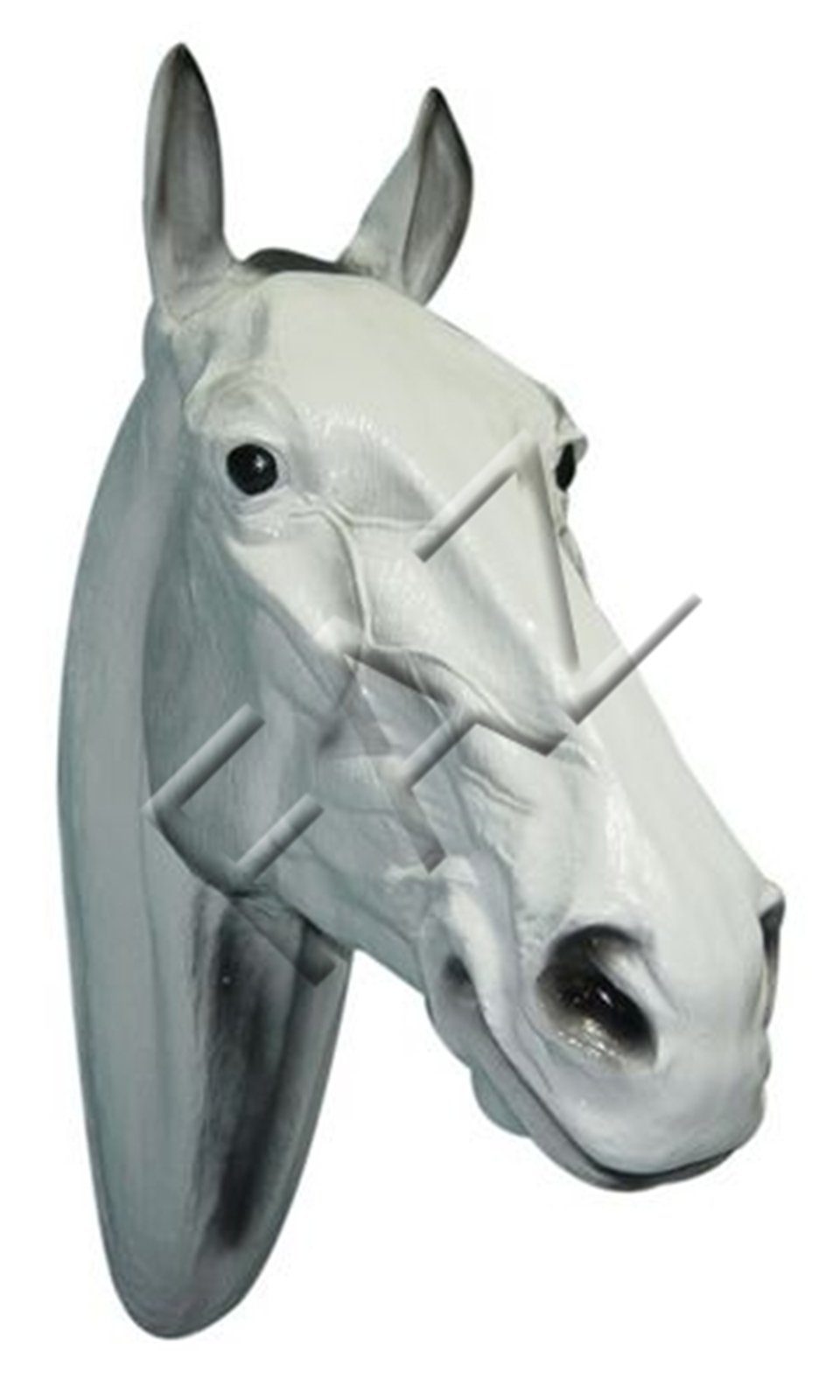JVmoebel Dekofigur Design Pferd Figur Garten Statue Skulptur Figuren Skulpturen Weiß