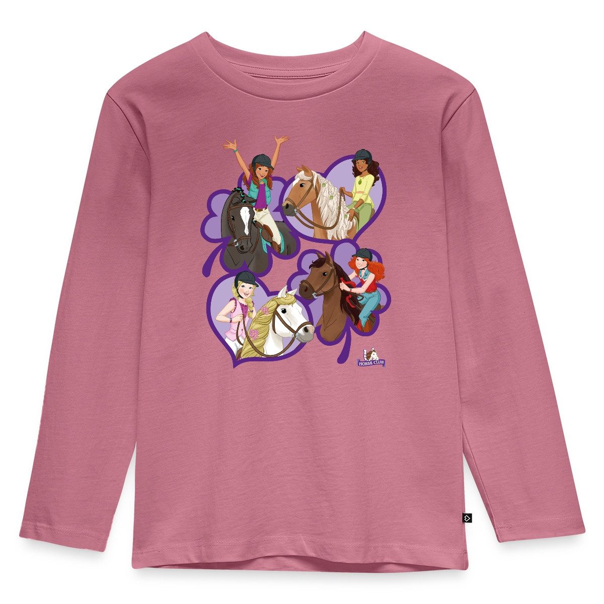 T-Shirt Schleich Horse Club Sofia Lisa Hannah Sarah Herzen Kinder Premium Lang