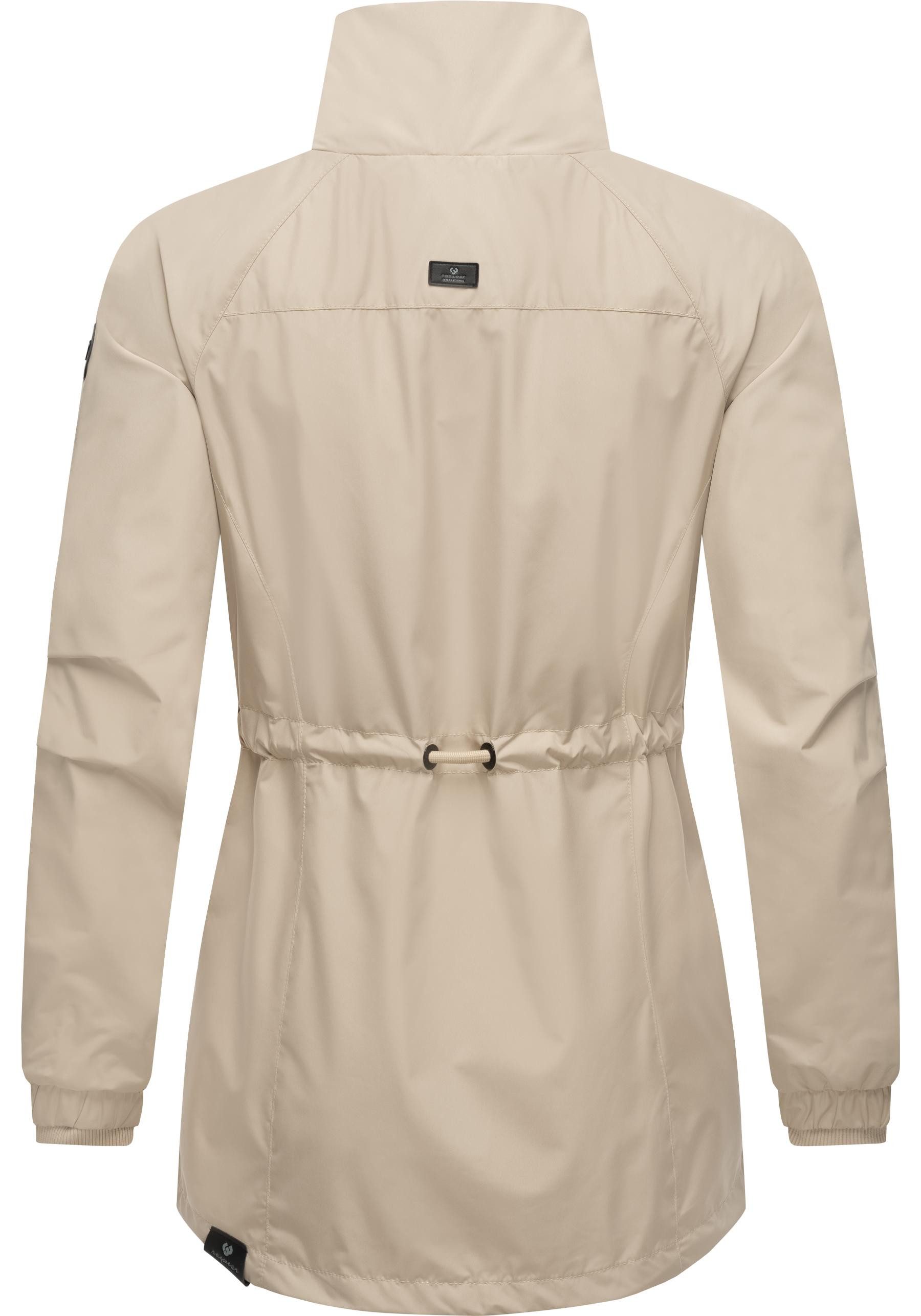 Ragwear Outdoorjacke Tacy wasserdichte Damen Übergangsjacke mit hohem Kragen