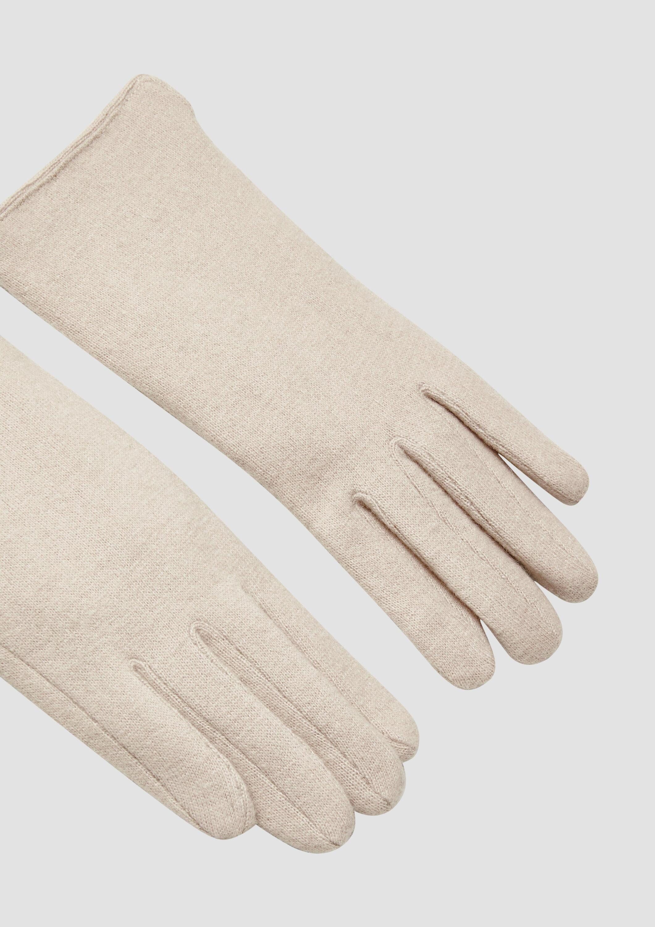 s.Oliver Strickhandschuhe Handschuhe Handschuhe aus Wollmix