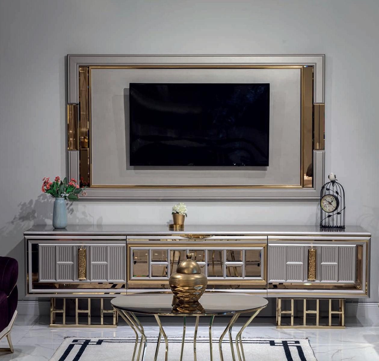 JVmoebel TV-Ständer Elegantes Lowboard für TV, stilvolles Fernseh-Möbelstück, (Made in Europa)