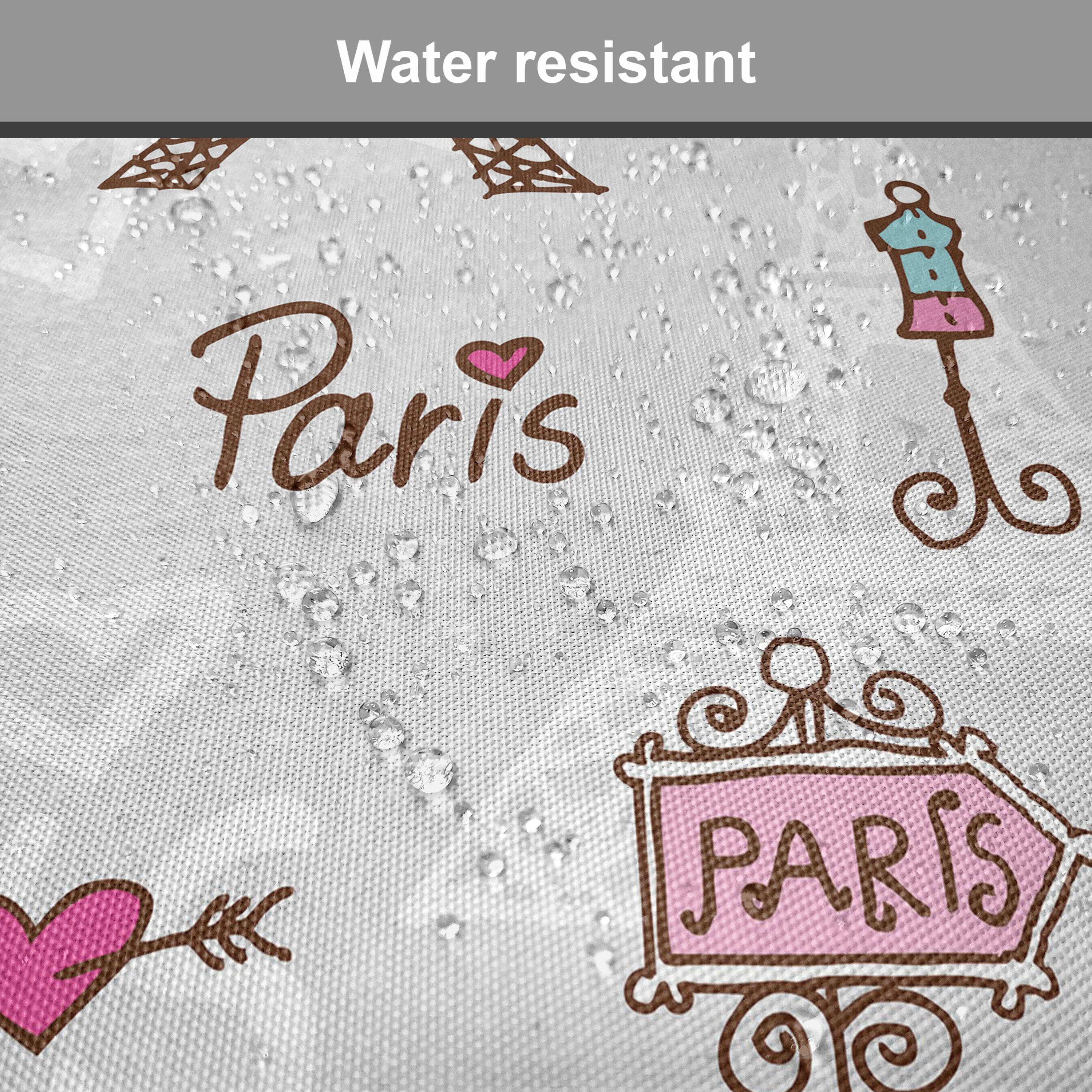 Paris und Liebe Riemen für Dekoratives Mode Abakuhaus wasserfestes mit Kissen Küchensitze, der Stuhlkissen Stadt