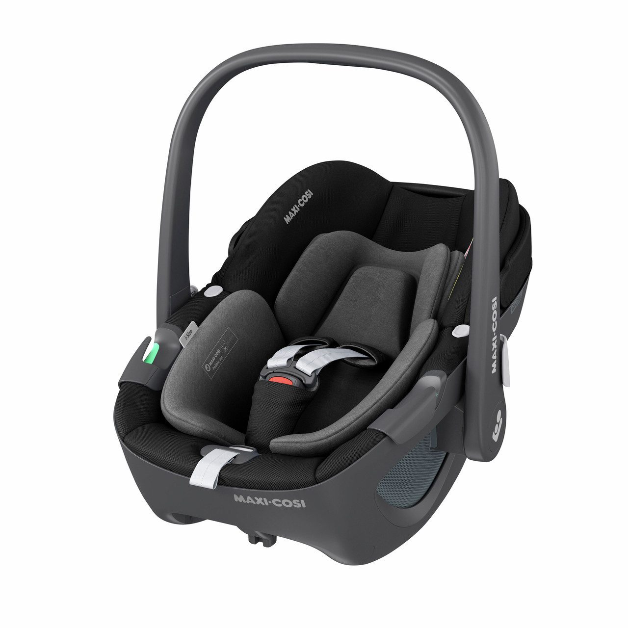 Maxi-Cosi Babyschale MC PEBBLE 360 ESSENTIAL BLACK, ab: 0 Monate, bis: 15 Jahre, Einhändige FlexiSpin-Drehung ClimaFlow-Regulierung Easy-in Gurtsyst…