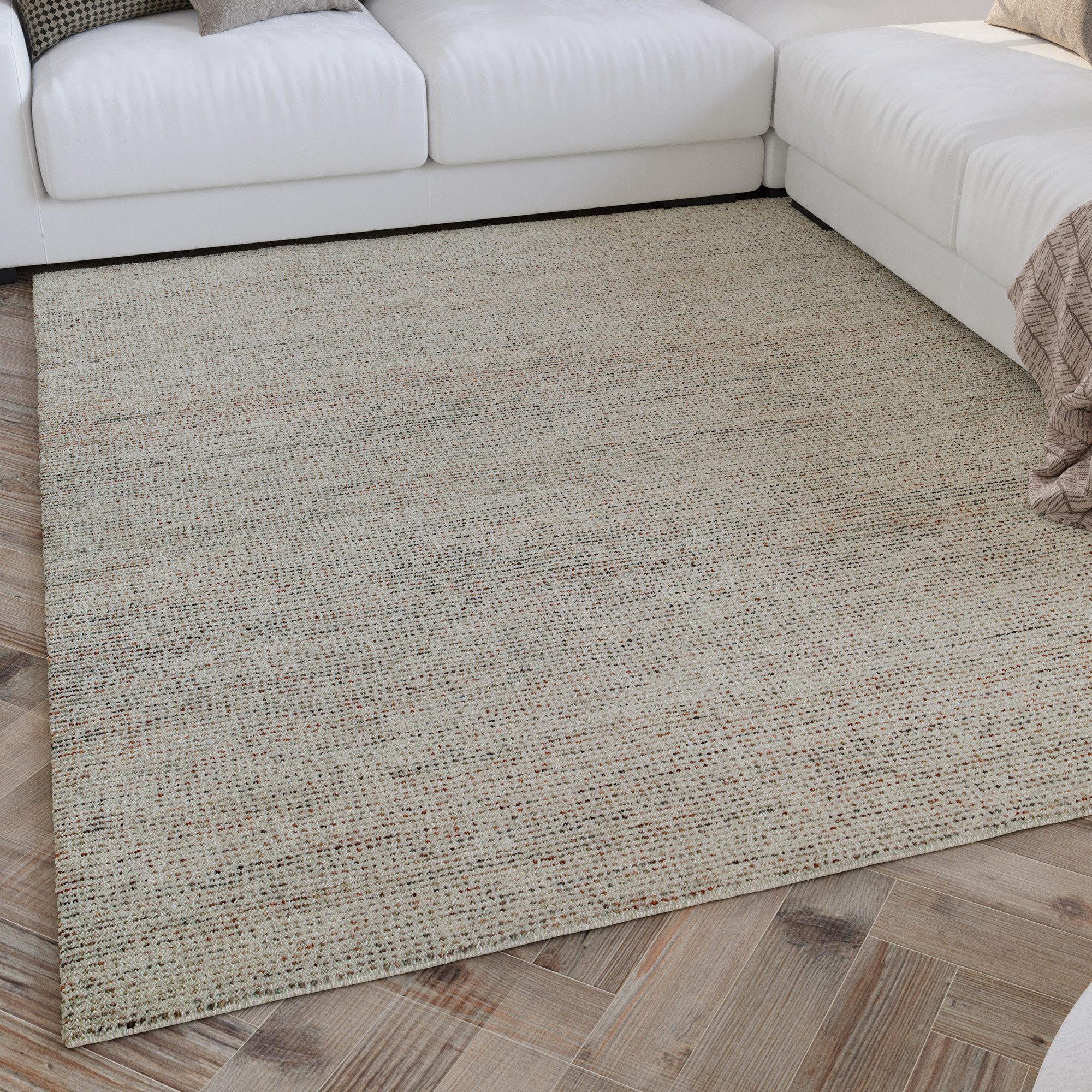 Wecon home Teppich Hamptons THIRTYTWO, rechteckig, Höhe: 15 mm, Läufer, Kurzflor, Wohnzimmer, Schlafzimmer, elegant, robust, Linien